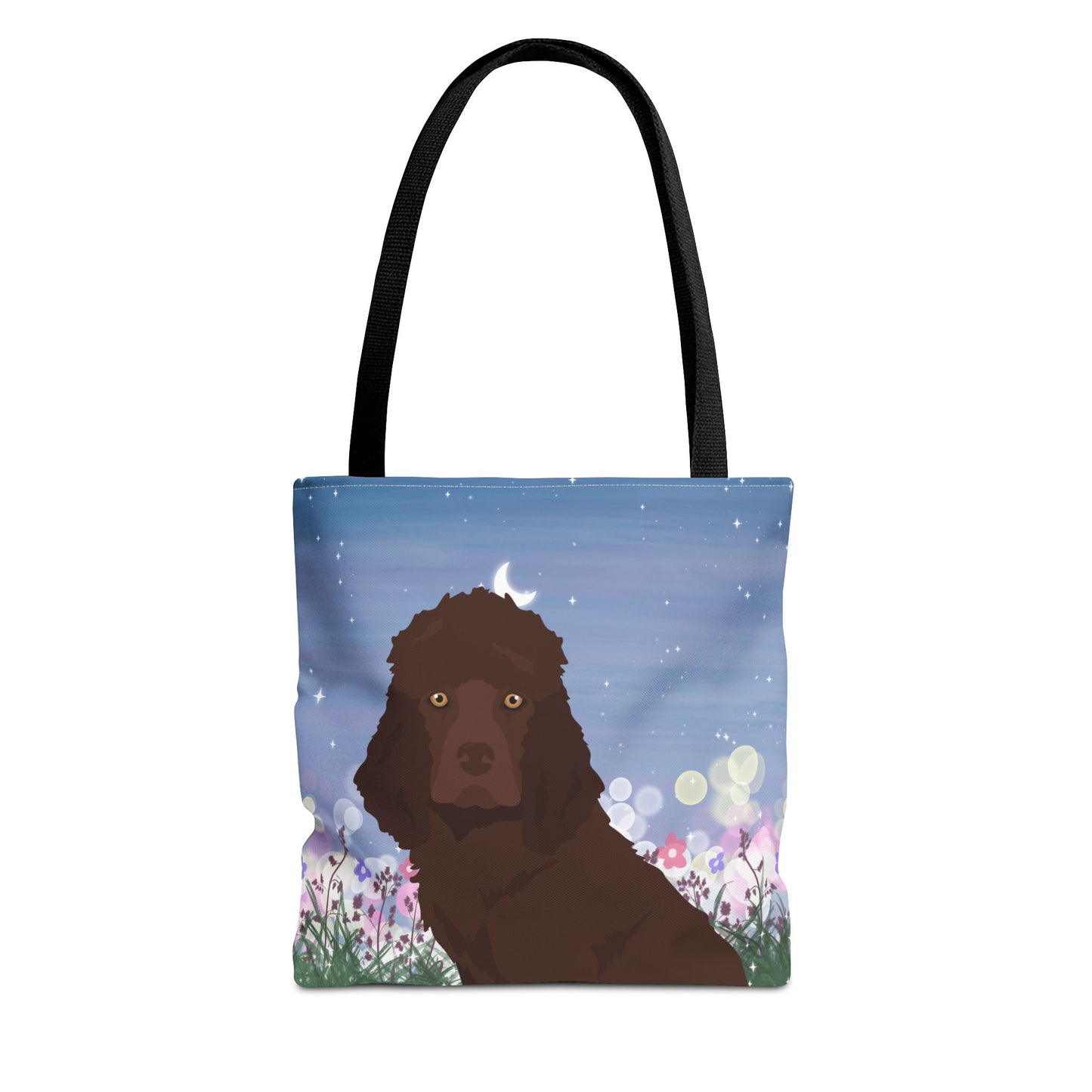 Irish Water Spaniel Dog Tote Bag 13x13