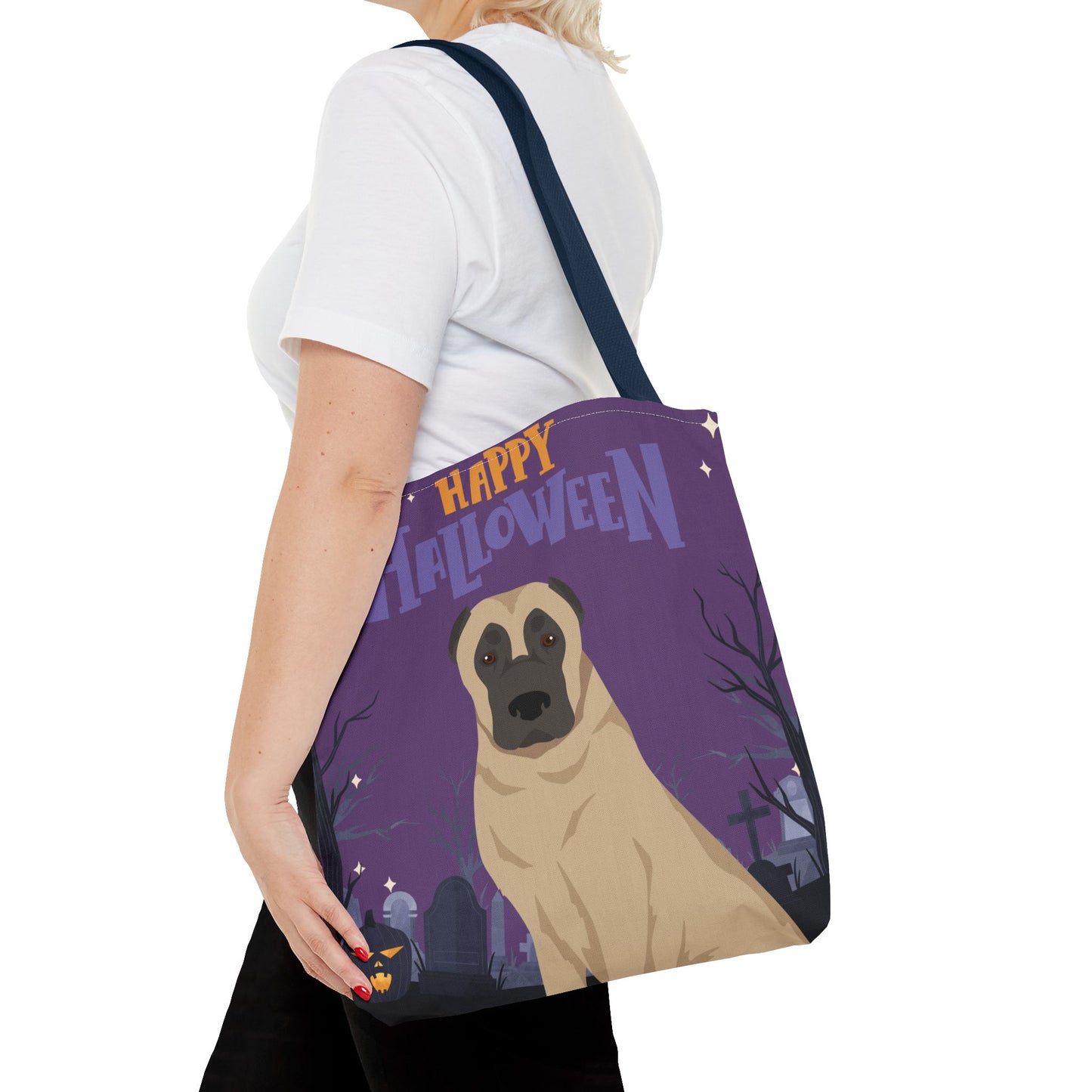 Kangal Dog Happy Halloween Tote Bag 16x16
