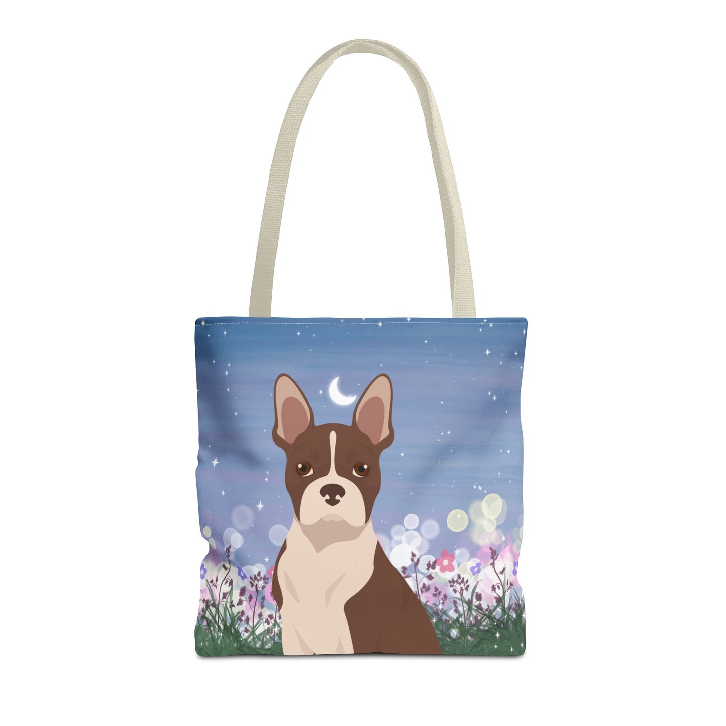 Boston Terrier Dog Tote Bag 16x16