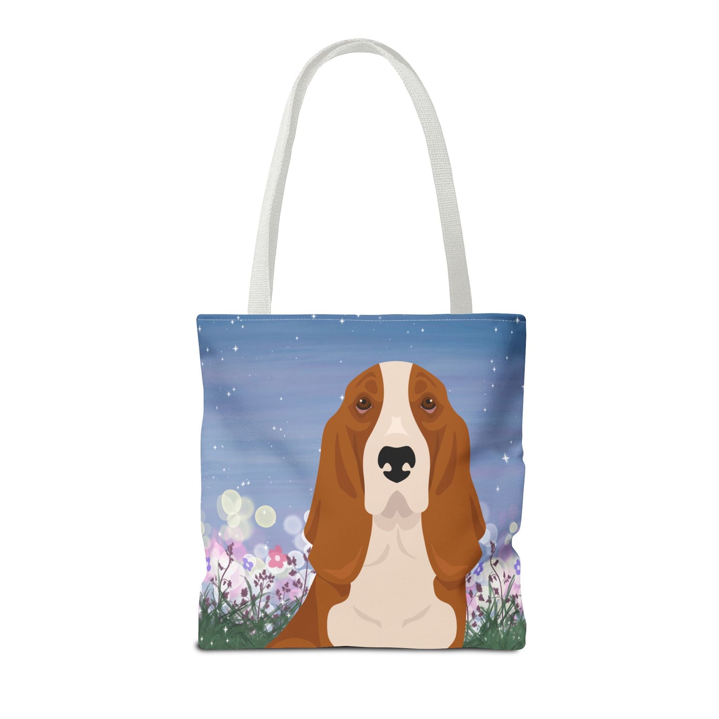 Basset Hound Dog Tote Bag 16x16