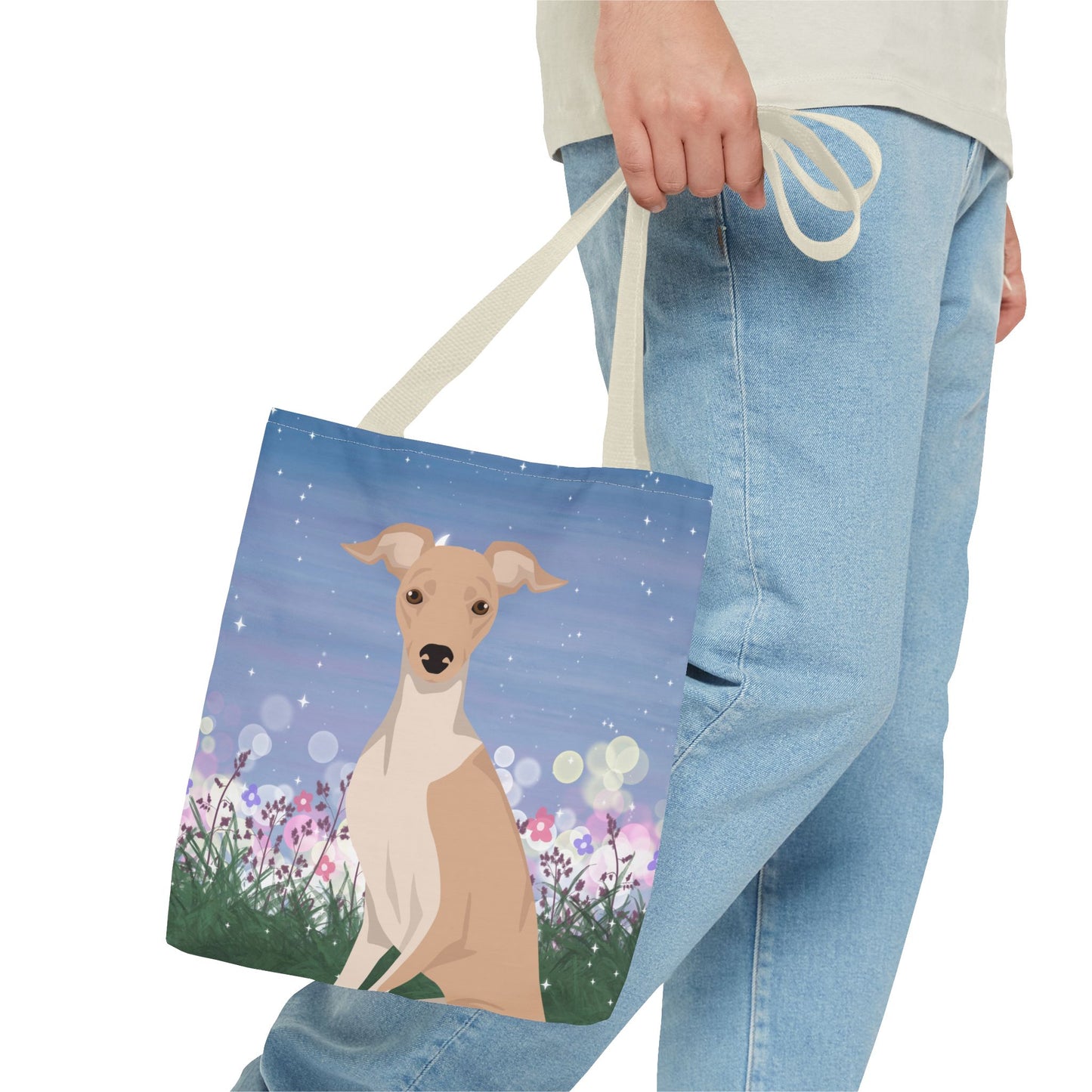 Italian Greyhound Dog Tote Bag 13x13