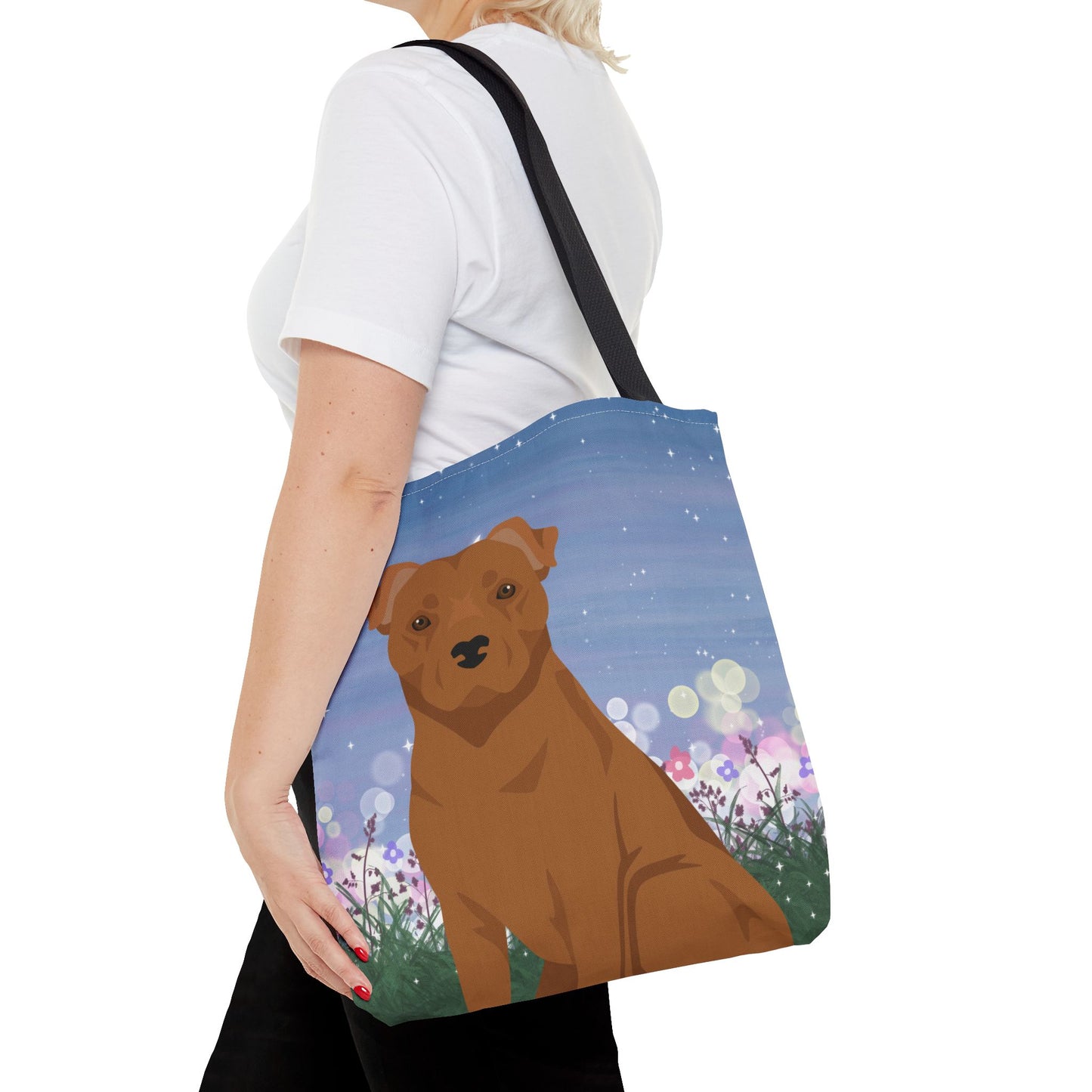 Staffordshire Bull Terrier Dog Tote Bag 16x16