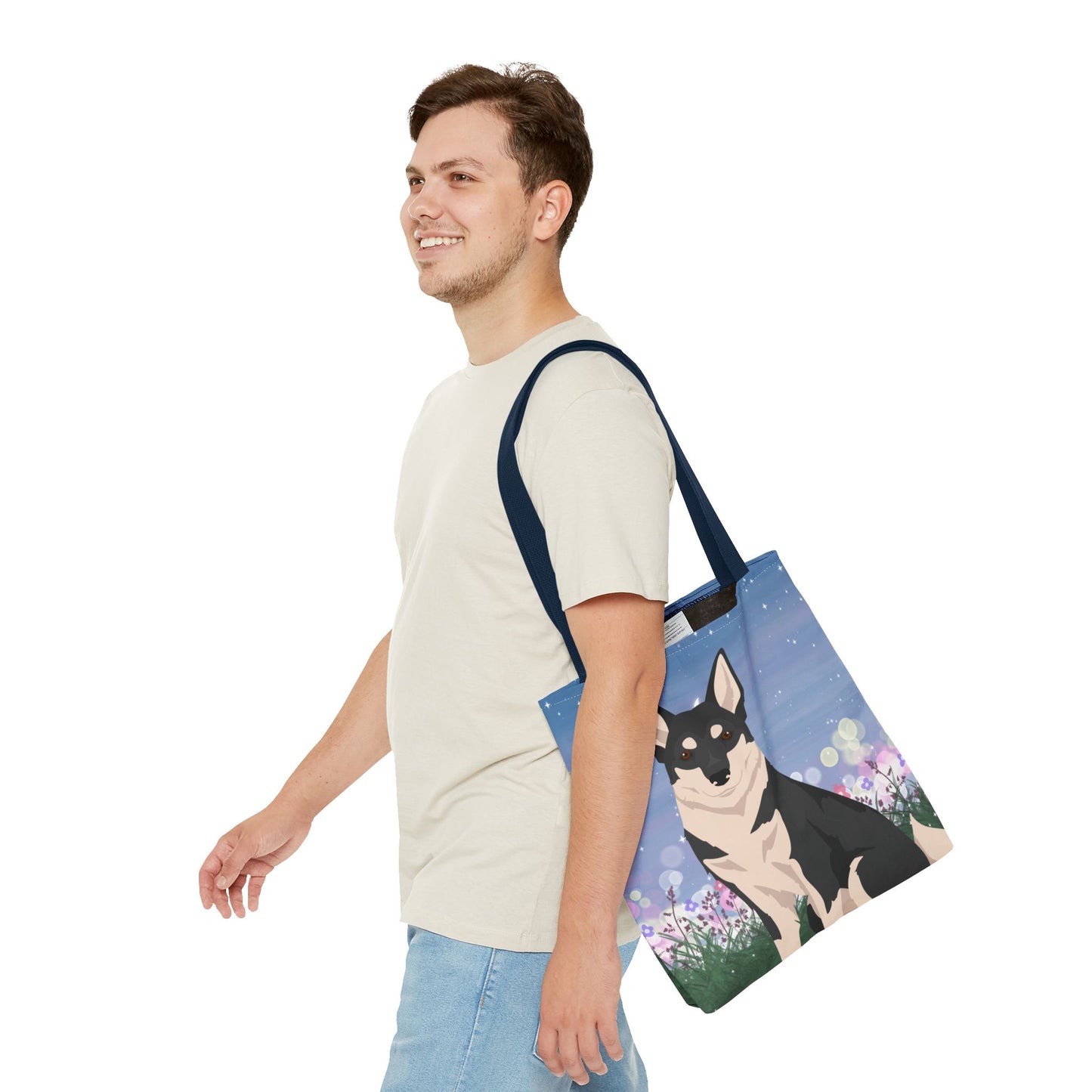 Swedish Elkhound Dog Tote Bag 16x16