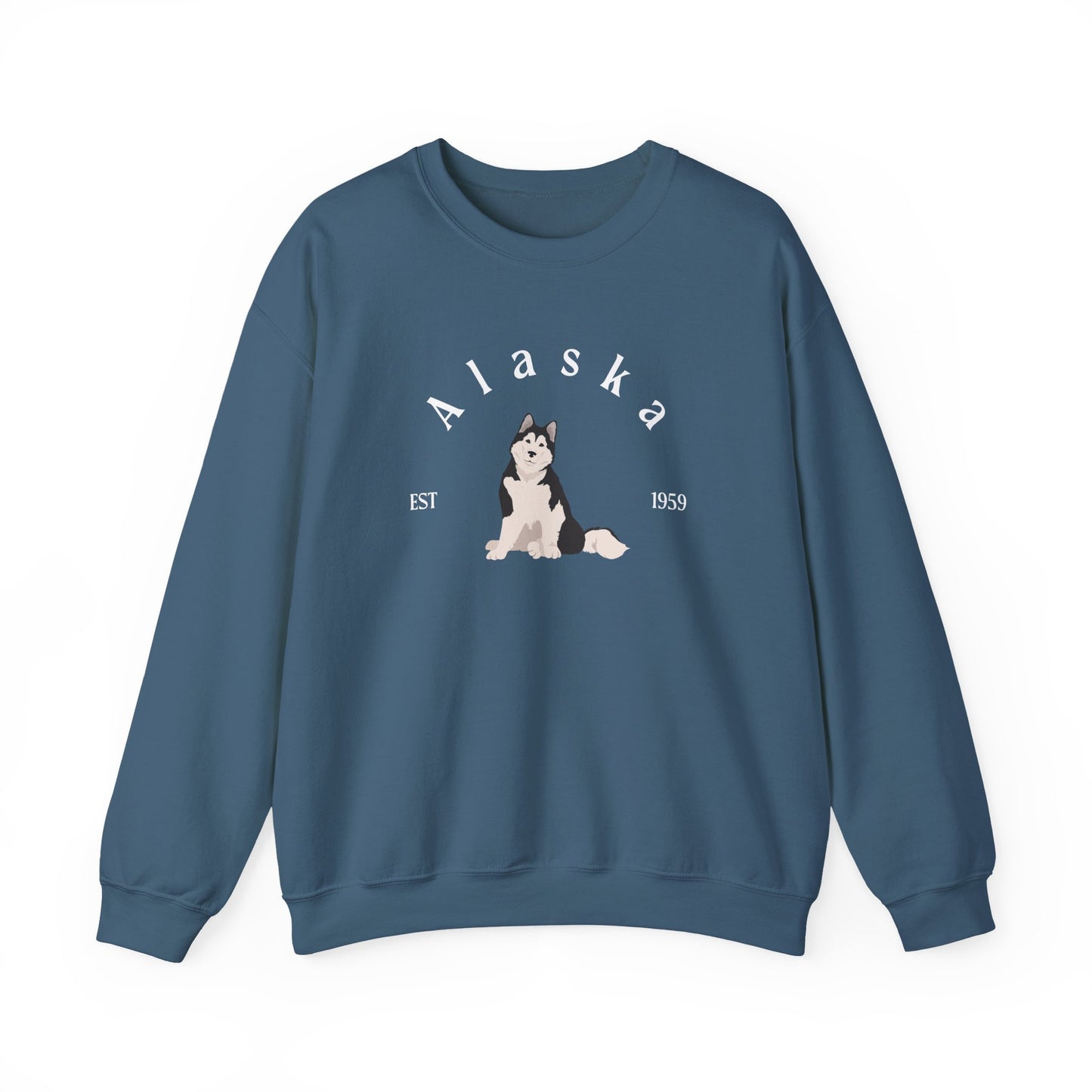 Alaskan Malamute State Dogs Unisex Heavy Blend Crewneck Sweatshirt