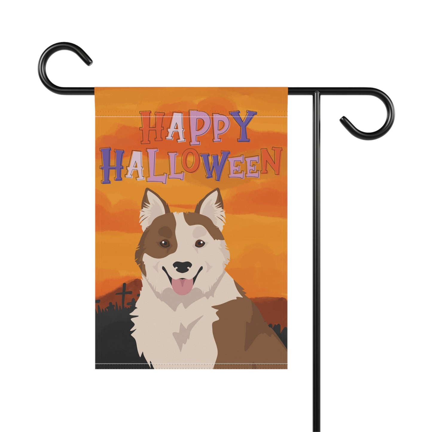 Elo Dog Halloween Garden Flag