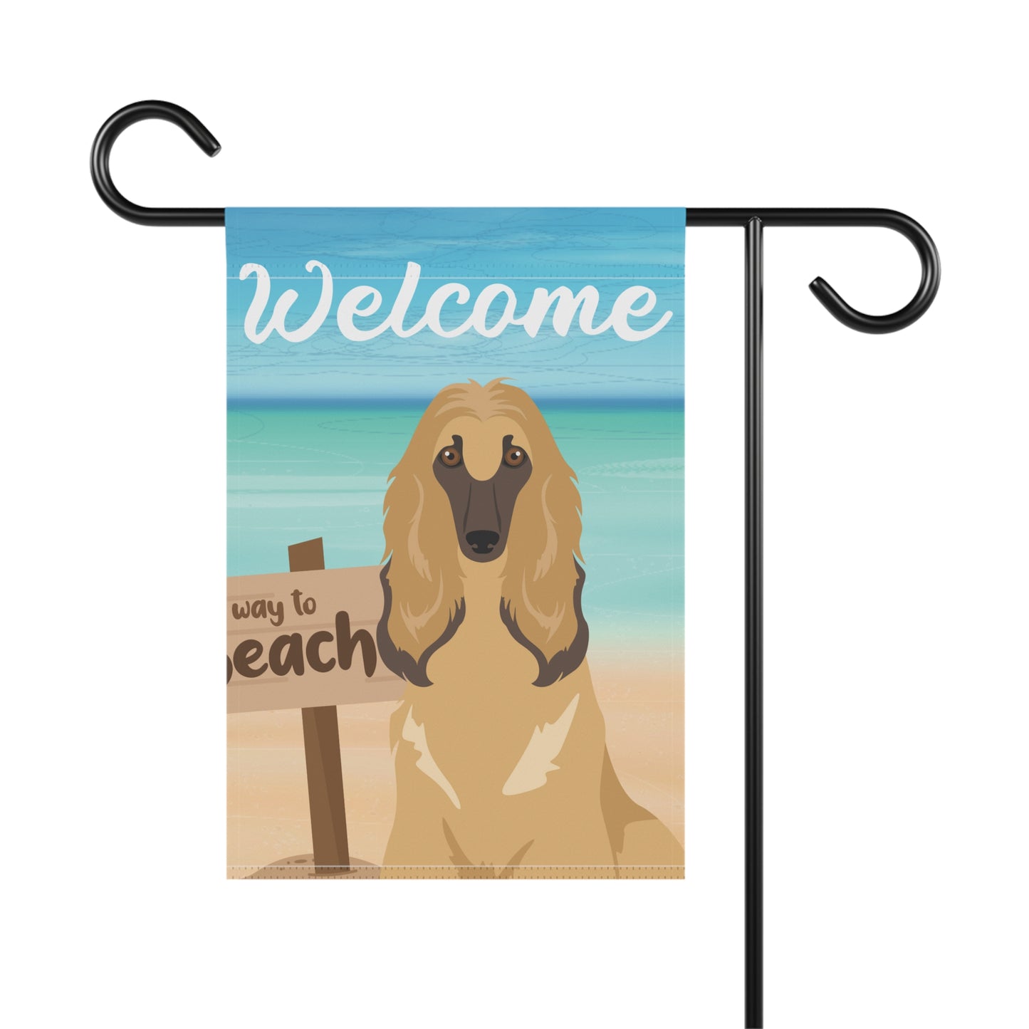 Afghan Hound Dog Garden Flag