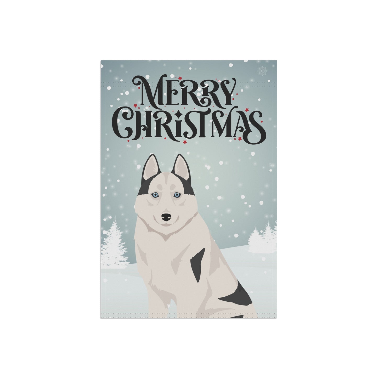 Siberian Husky Dog Garden Flag