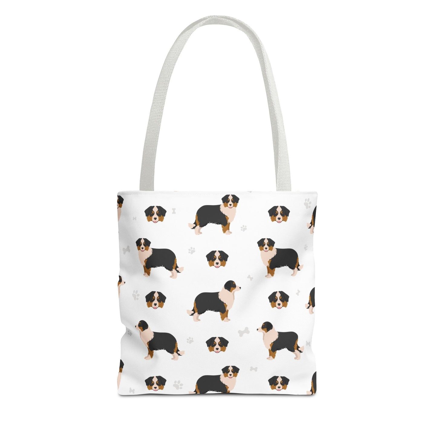 Miniature Australian Shepherd Dog Tote Bag, Aussie Dog Mom Gift