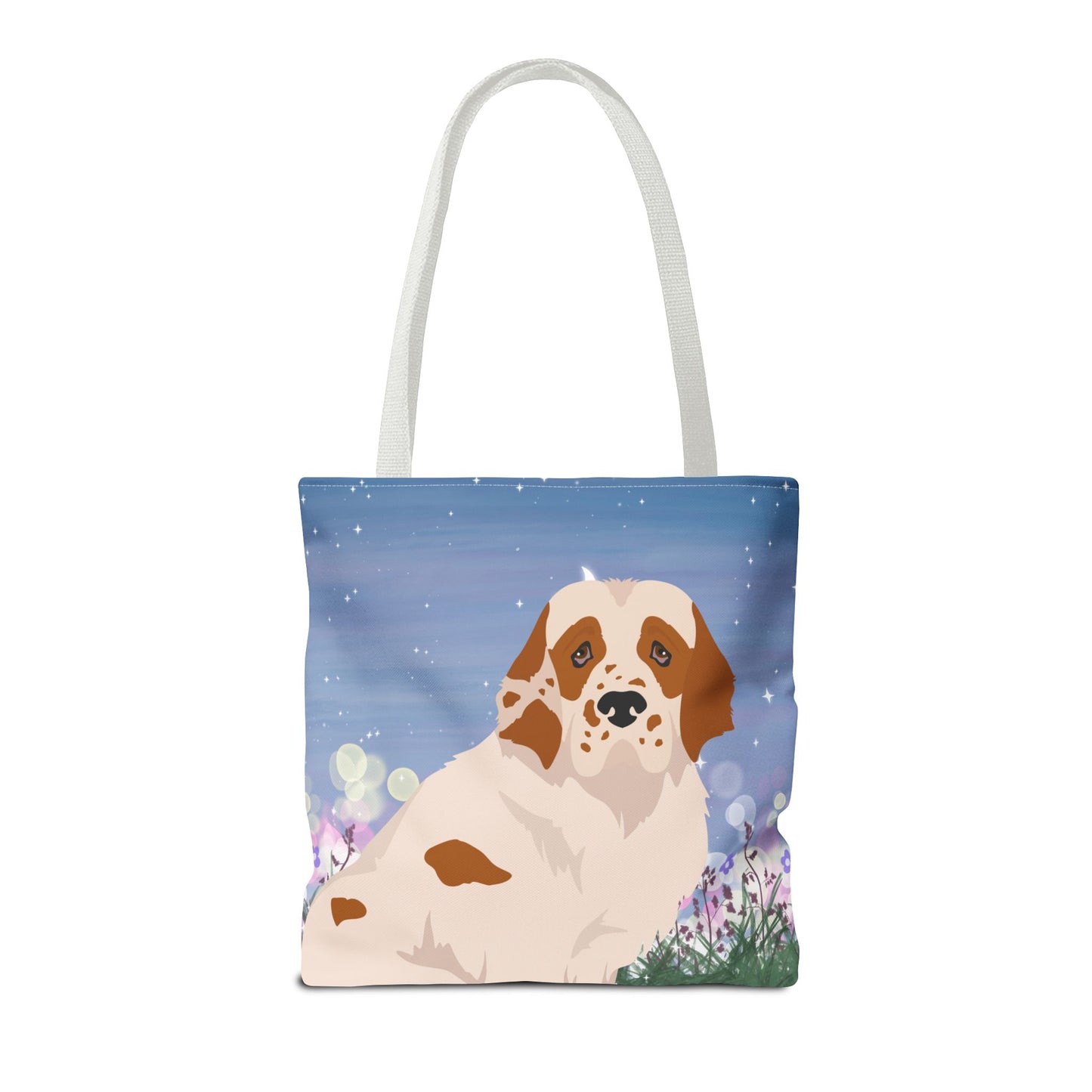 Clumber Spaniel Dog Tote Bag 16x16