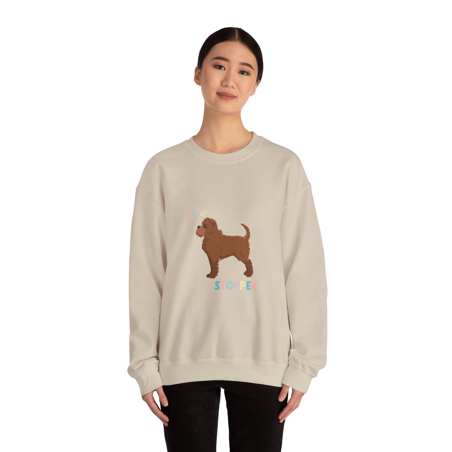 Affenpinscher Dog Unisex Heavy Blend Crewneck Sweatshirt