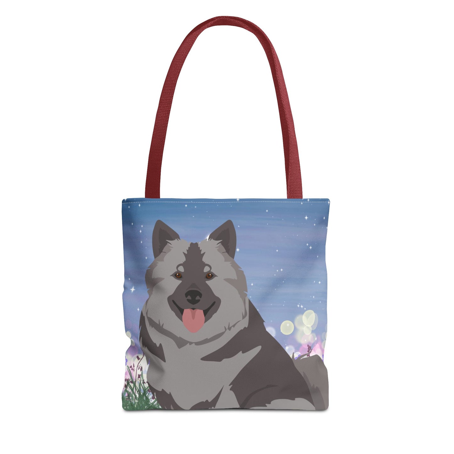 keeshond Dog Tote Bag 13x13