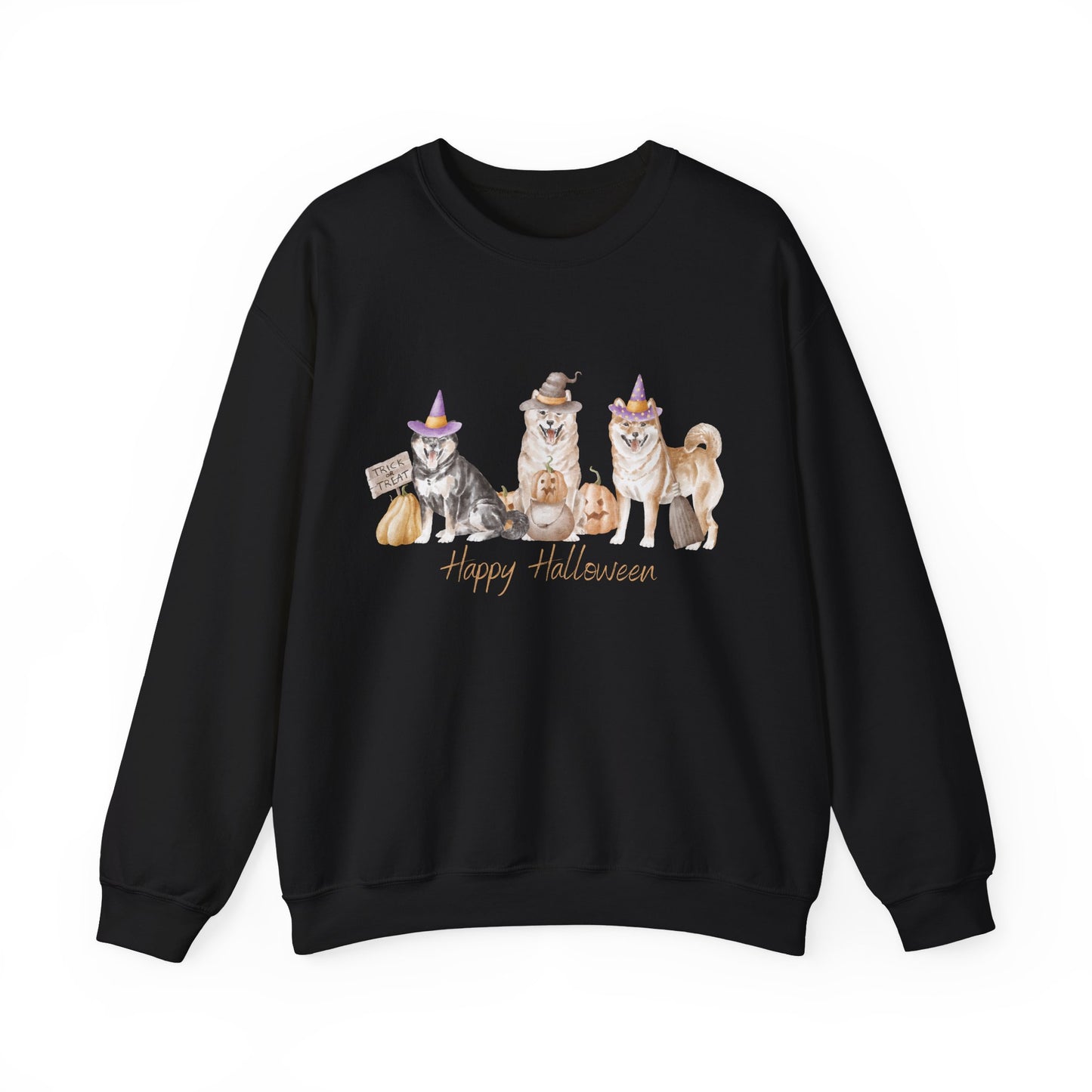 Shiba Inu Dog Halloween Unisex Heavy Blend Crewneck Sweatshirt
