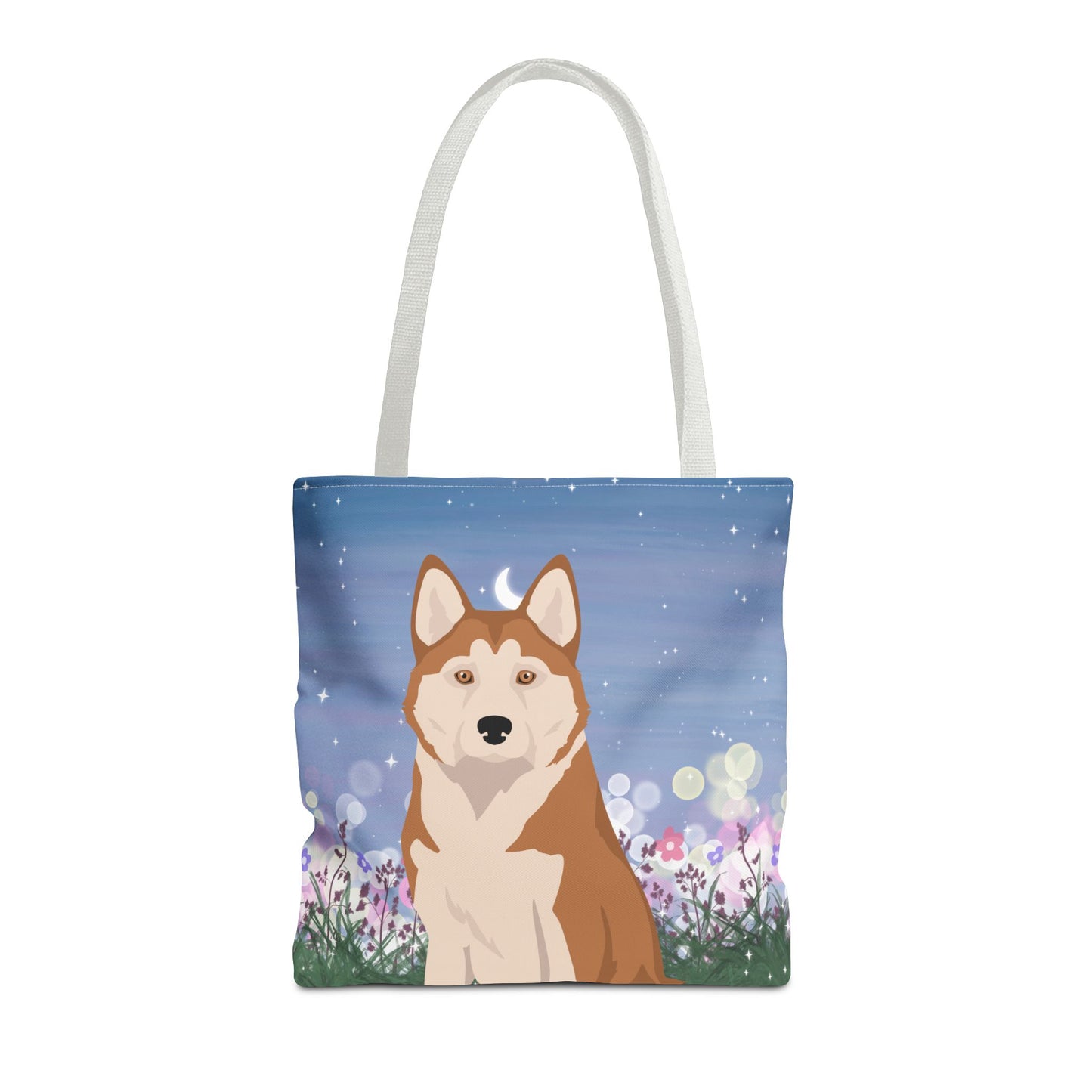 Alaskan Husky Dog Tote Bag 16x16