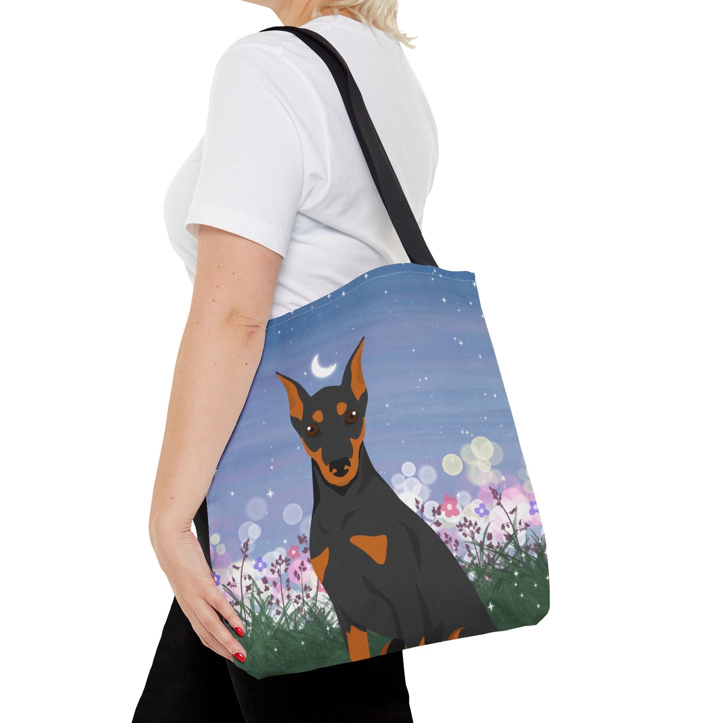 German Pinscher Dog Tote Bag 16x16