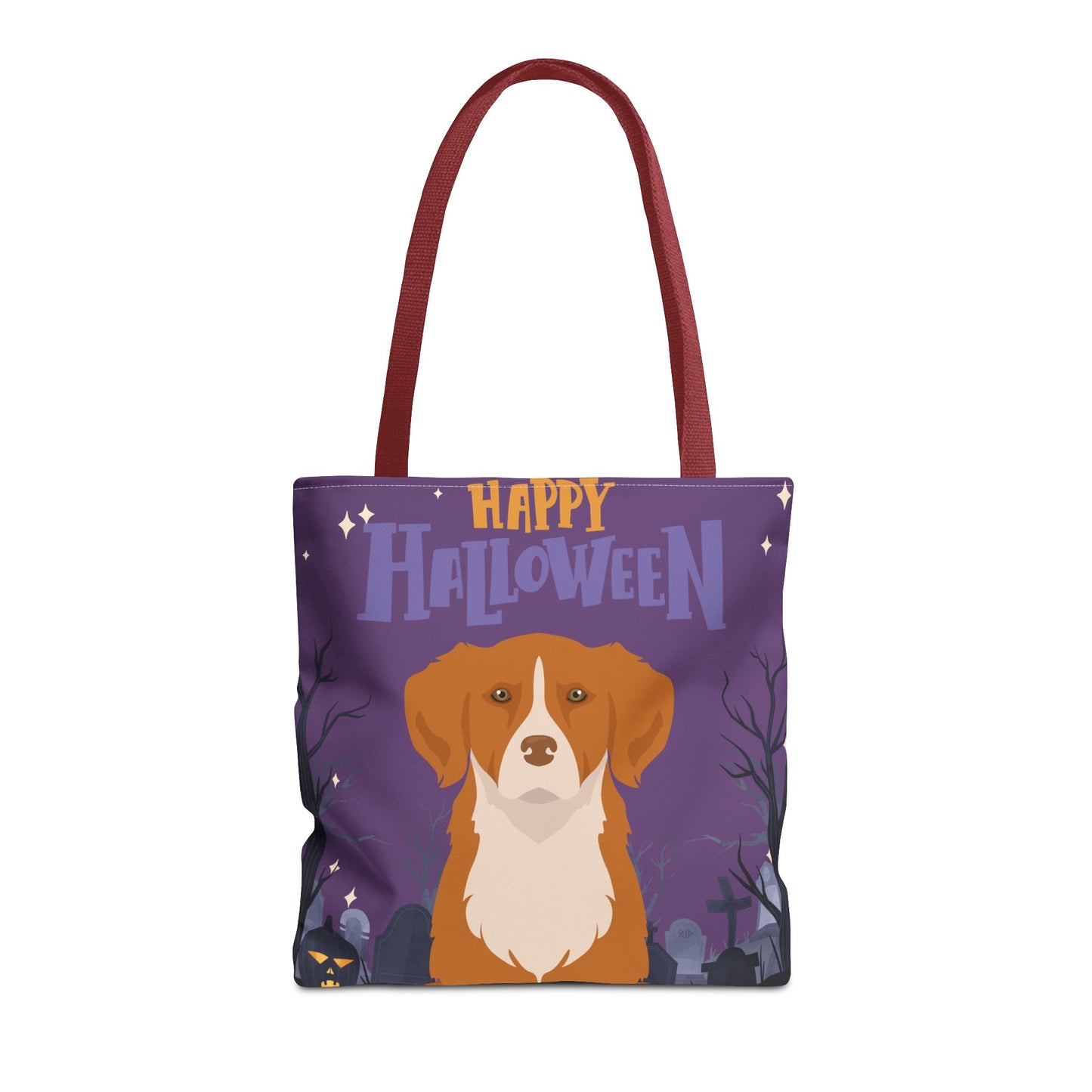 Nova Scotia Duck Tolling Retriever Dog Happy Halloween Tote Bag 16x16