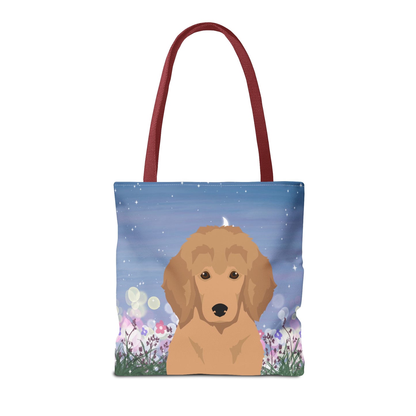 Poodle Dog Tote Bag 16x16