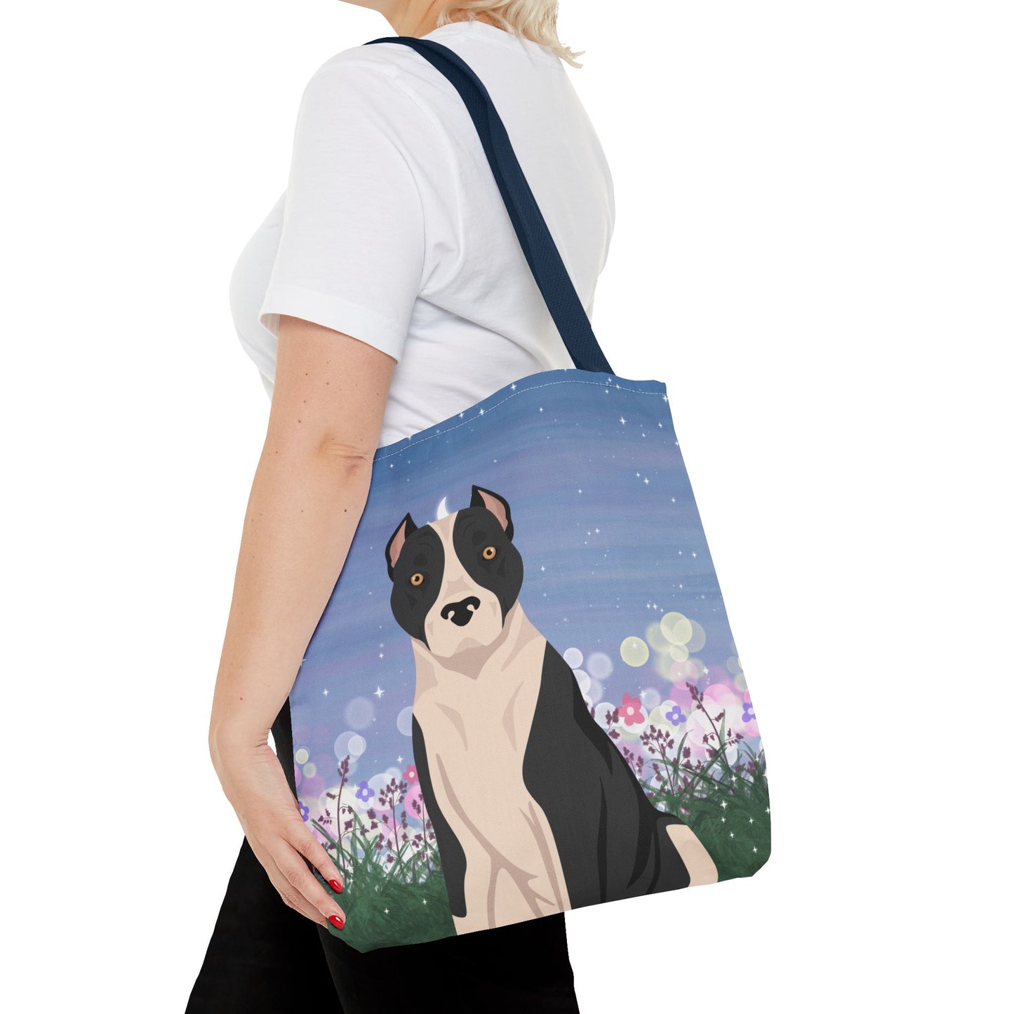 American Staffordshire Terrier Dog Tote Bag 16x16