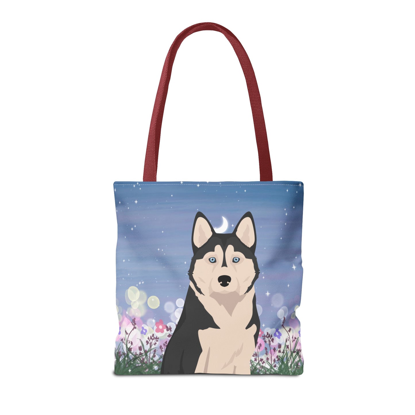 Alaskan Husky Dog Tote Bag 16x16