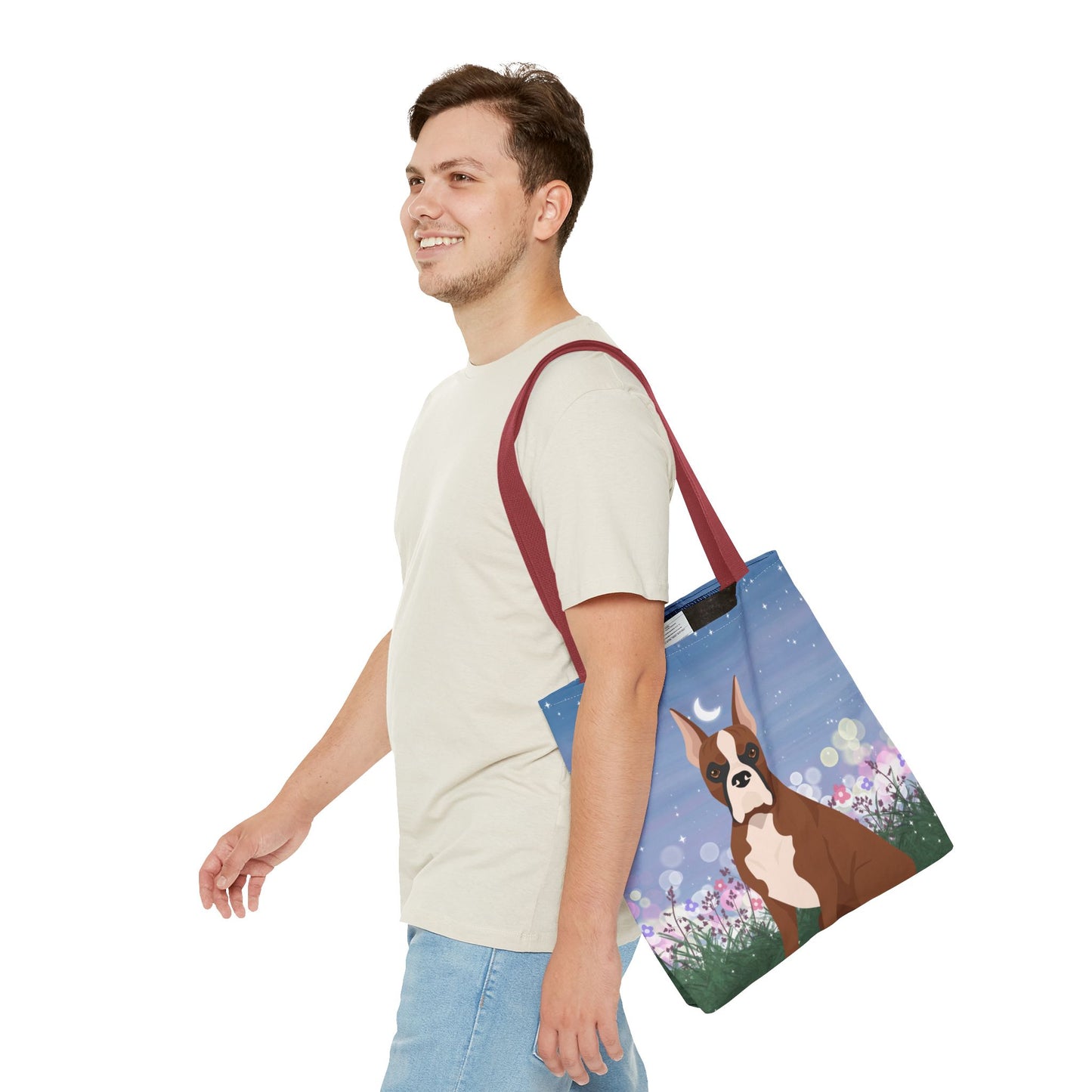 Boxer Dog Tote Bag 16x16