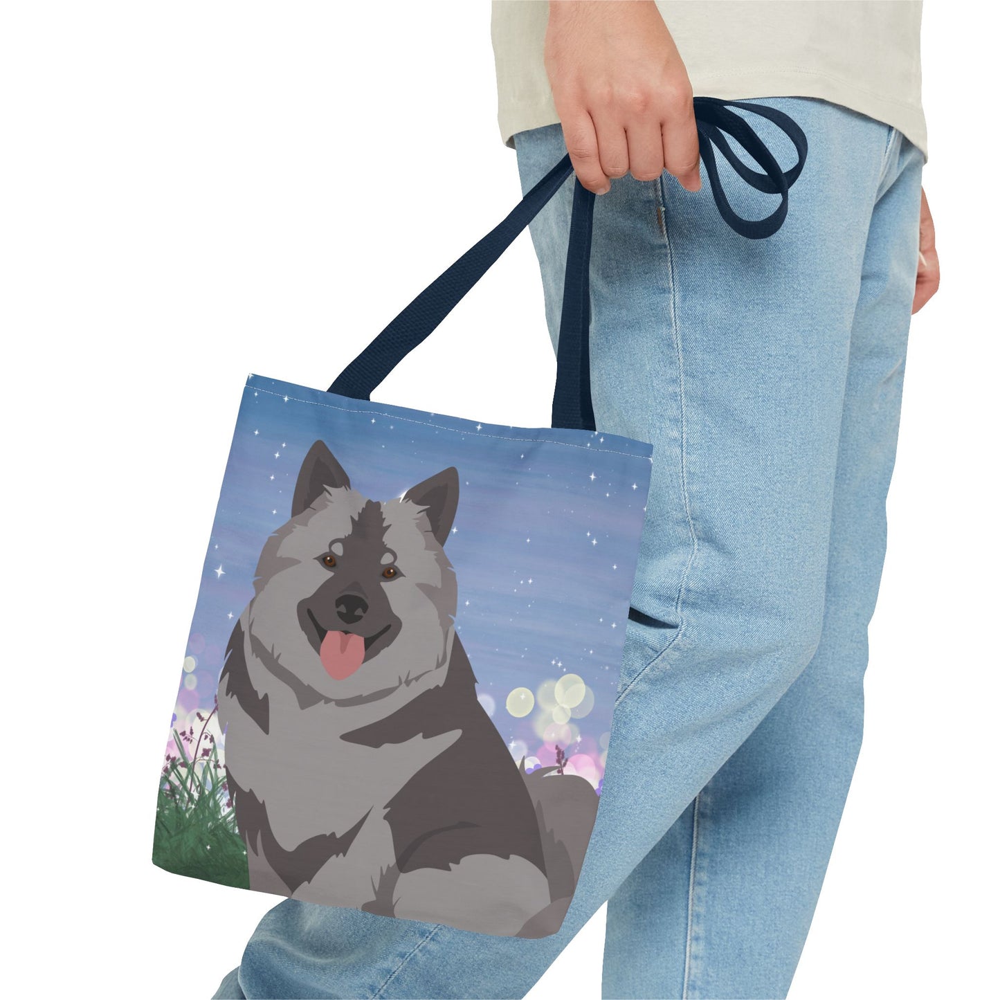 keeshond Dog Tote Bag 13x13