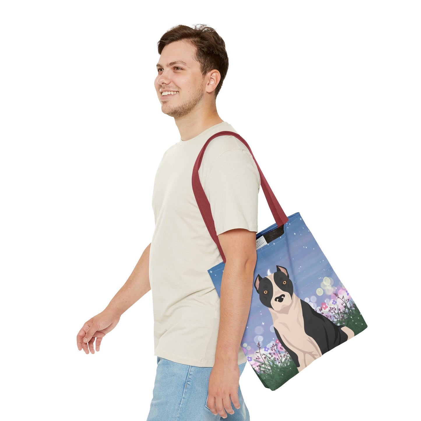 American Staffordshire Terrier Dog Tote Bag 16x16