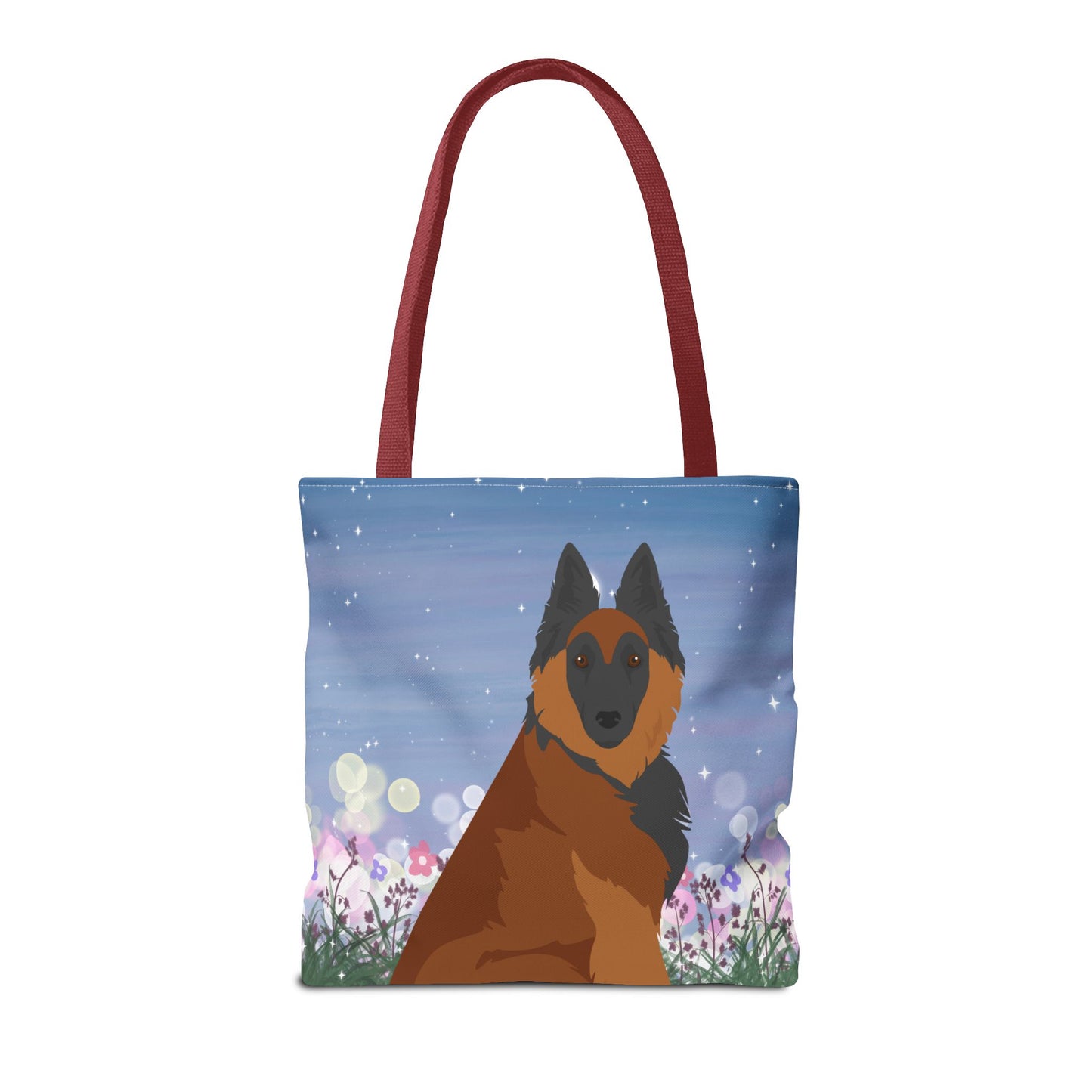 Belgian Tervuren Dog Tote Bag 16x16