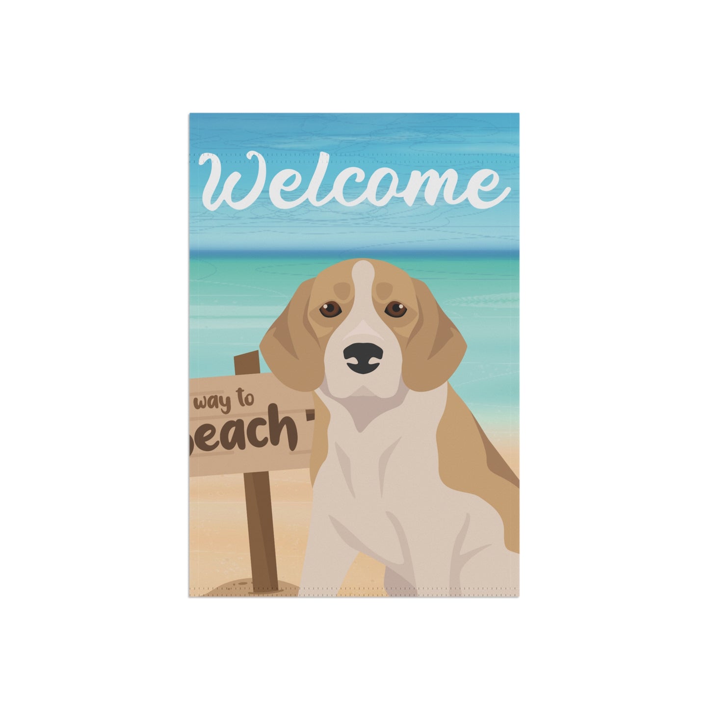 Beagle Dog Garden Flag