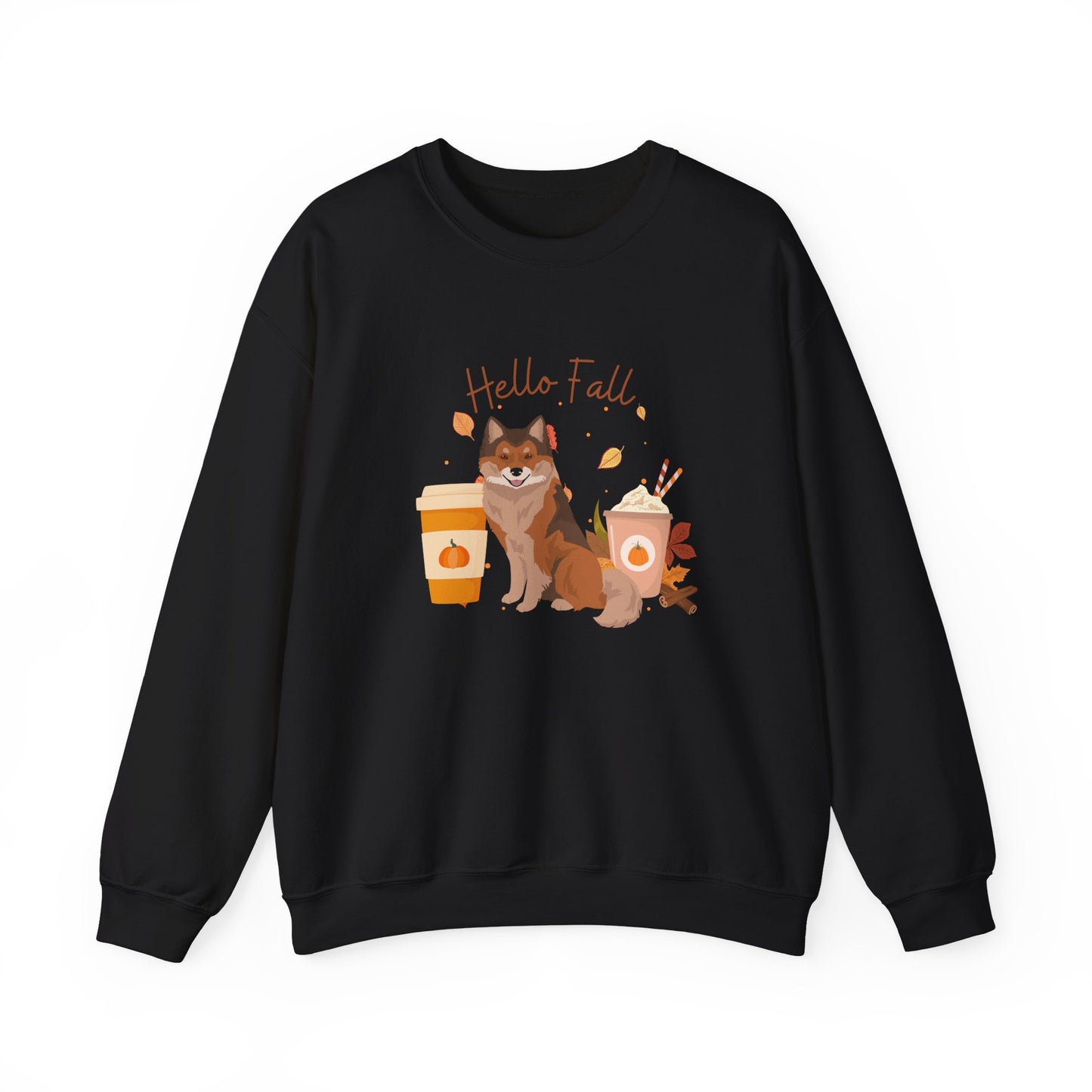 Nenets Herding Laika Dog Fall Halloween Unisex Heavy Blend Crewneck Sweatshirt