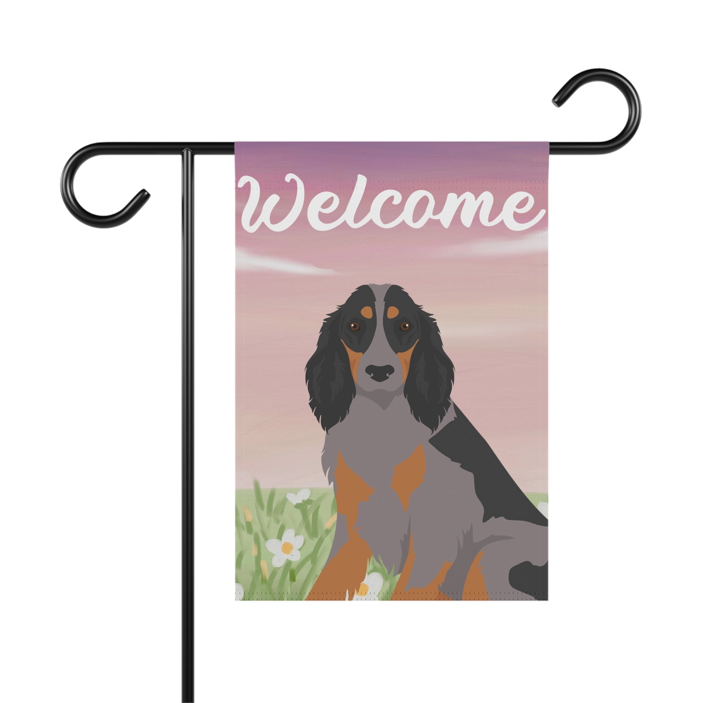 Picardy Spaniel Dog Welcome Garden Flag
