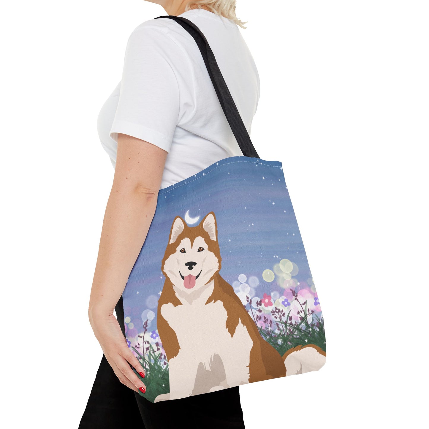Alaskan Malamute Dog Tote Bag 16x16