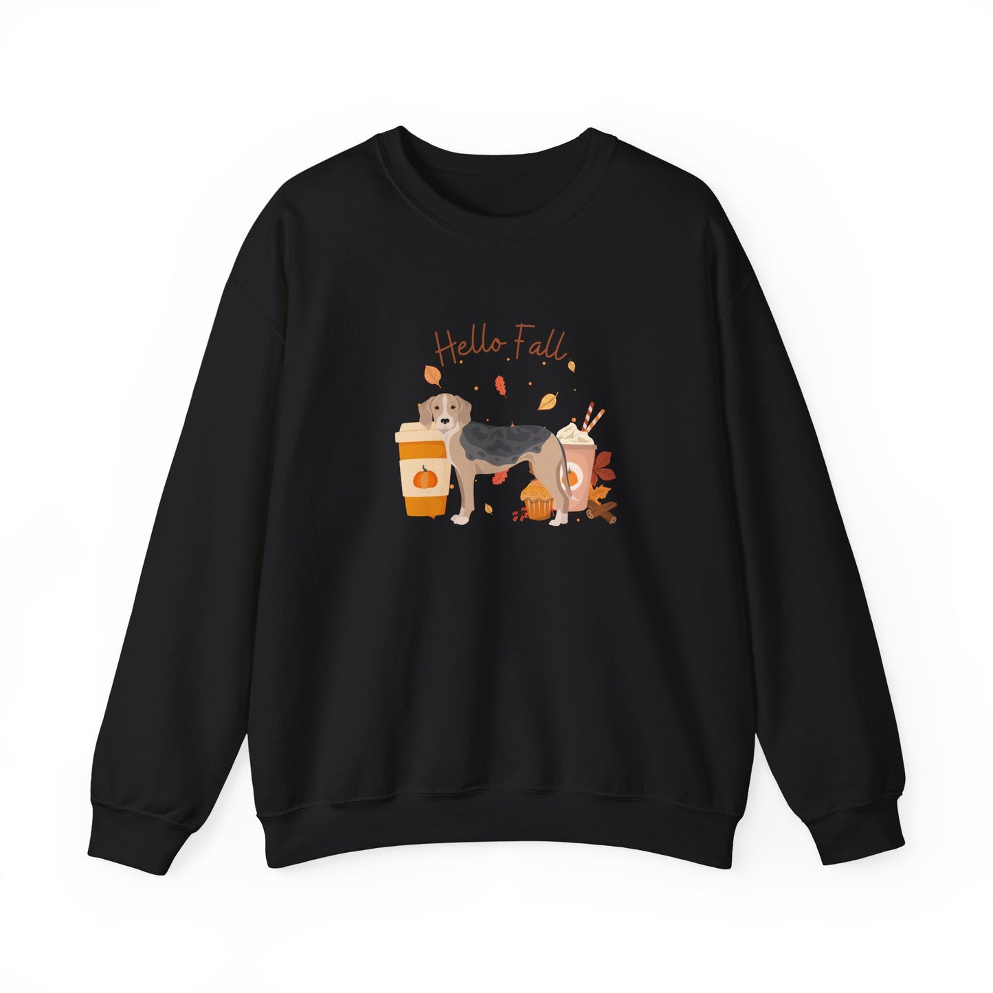 Dunker Dog Fall Unisex Heavy Blend Crewneck Sweatshirt