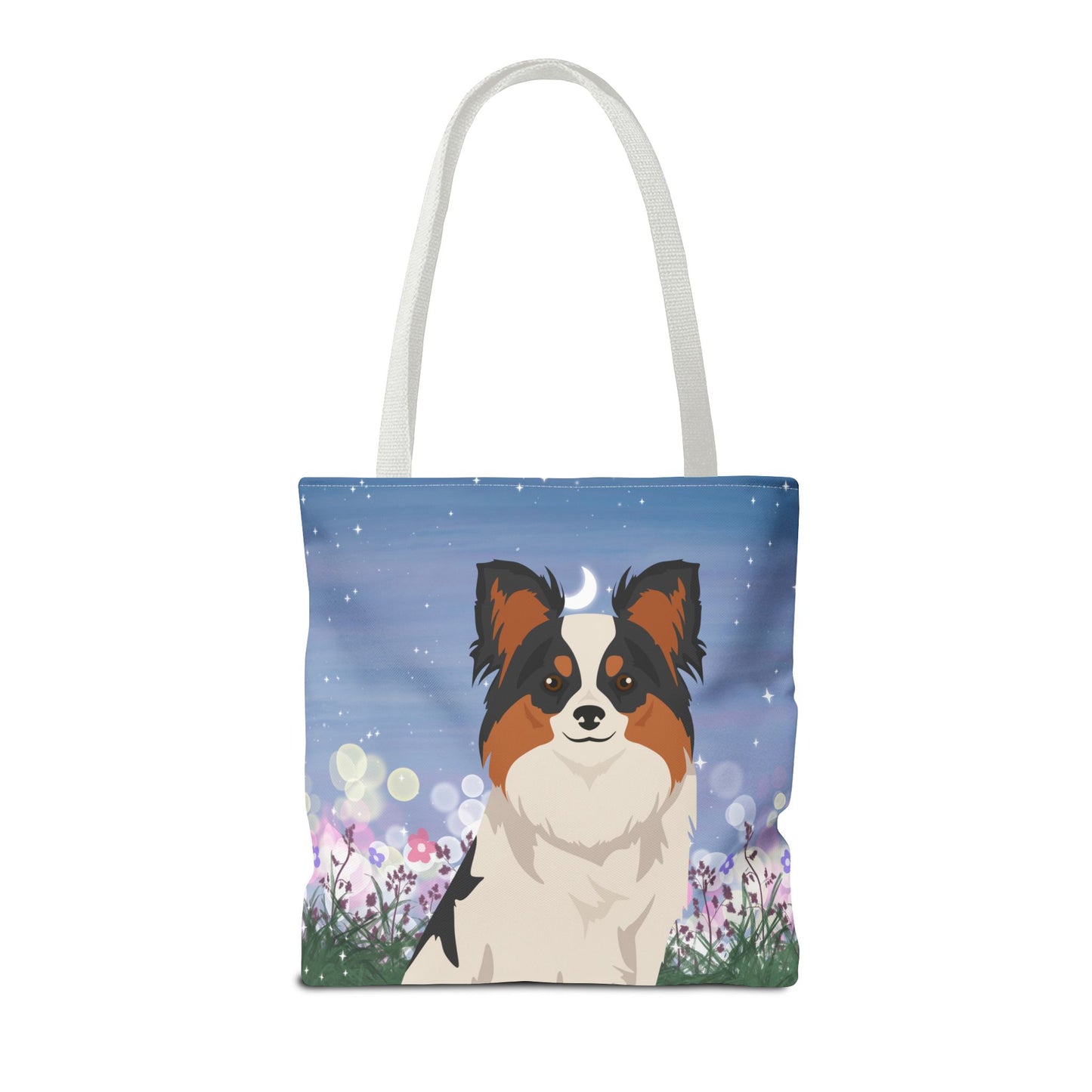 Papillon Dog Tote Bag 16x16