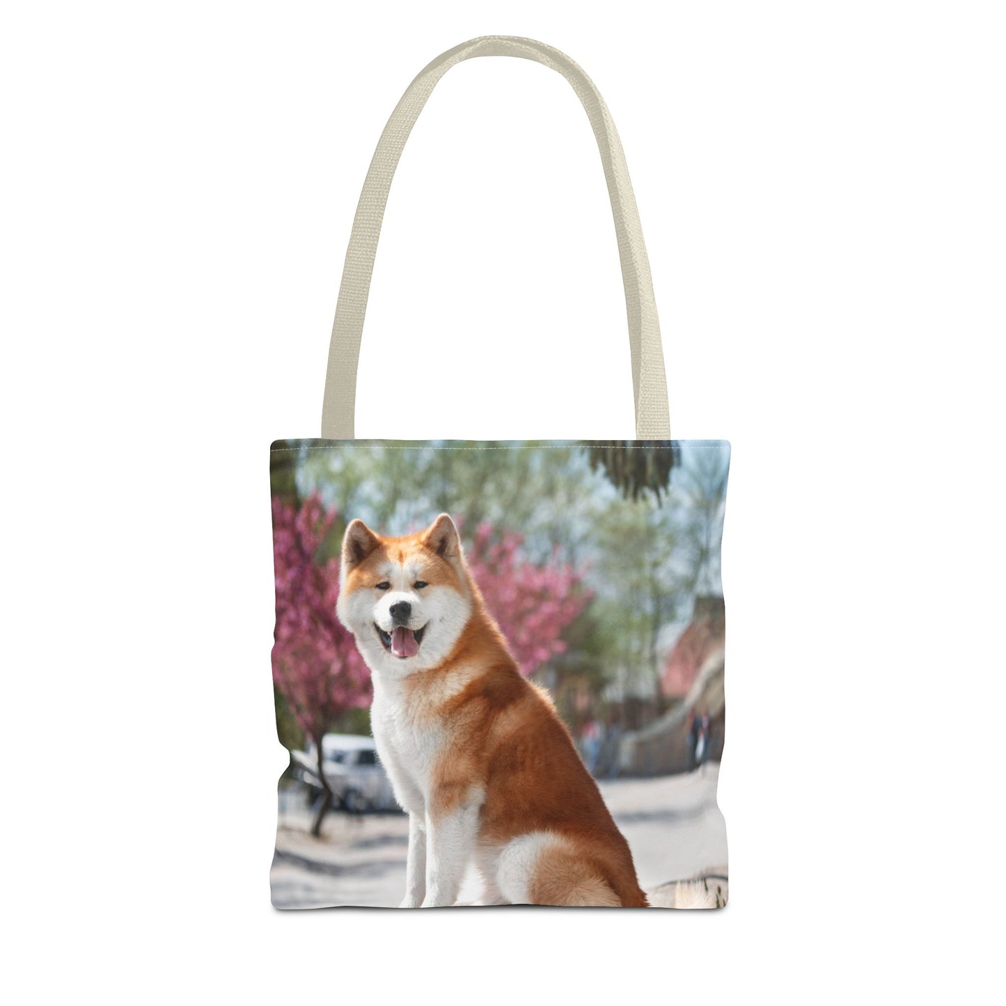 Japanese Akita Dog Tote Bag 13x13