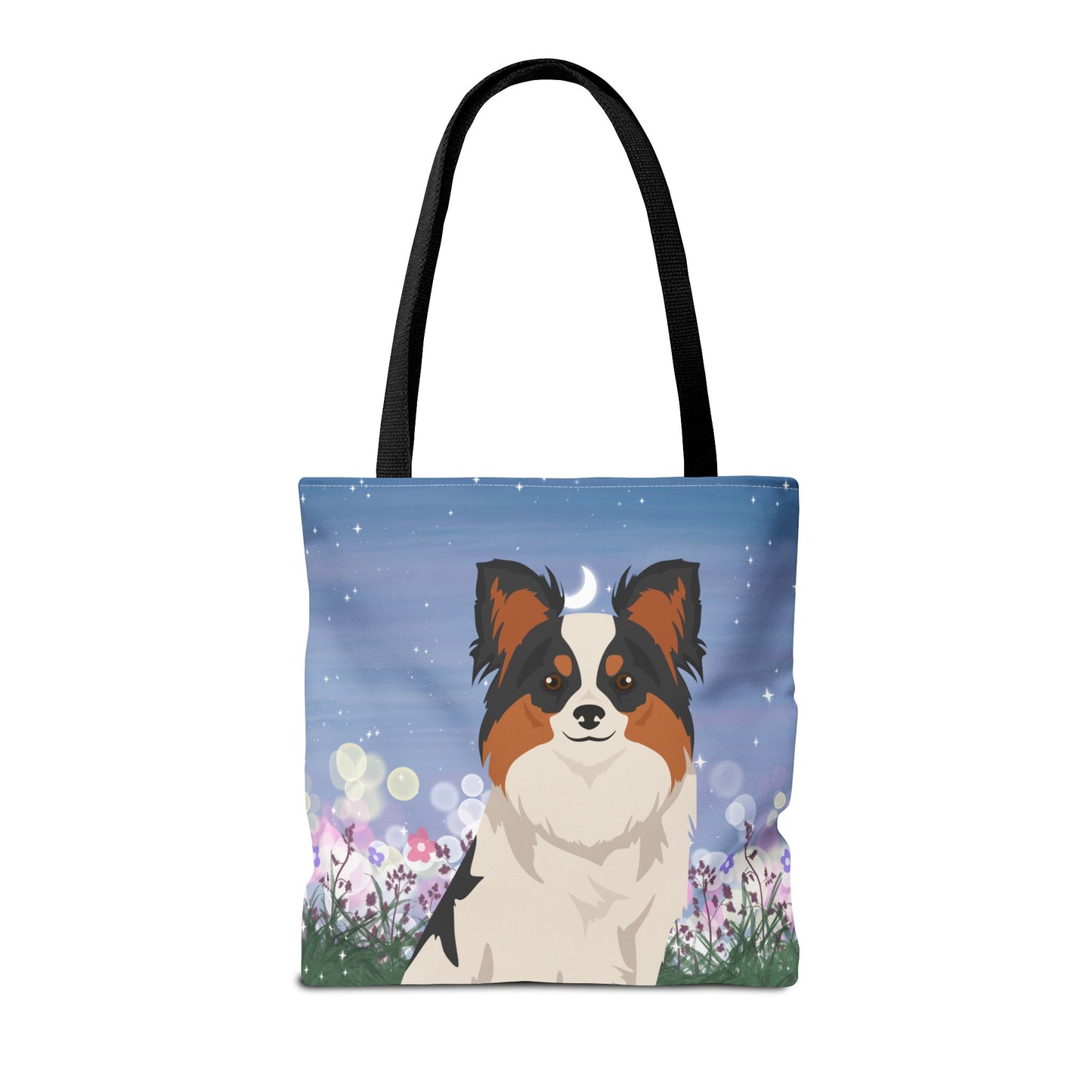 Papillon Dog Tote Bag 16x16