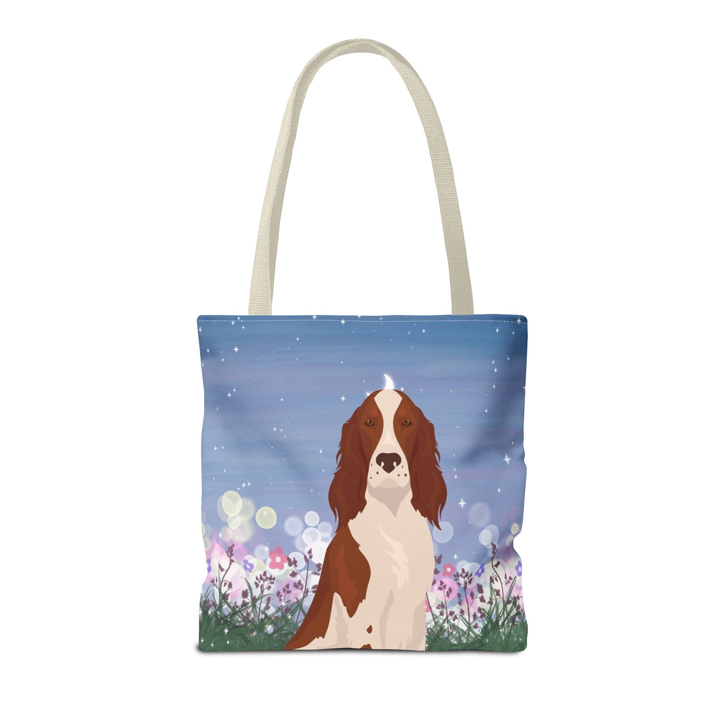 Irish R&W Setter Dog Tote Bag 16x16