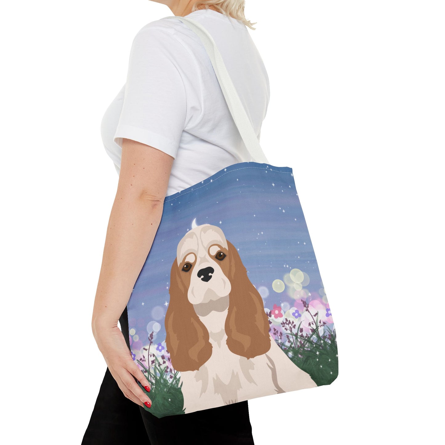 Cocker Spaniel Dog Tote Bag 16x16
