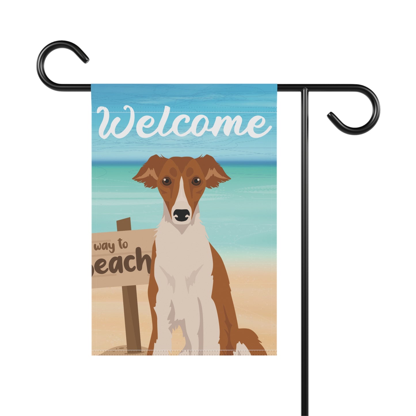 Silken Windhound Dog Garden Flag