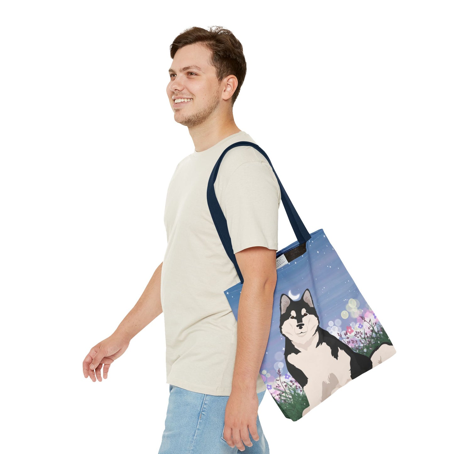 Alaskan Malamute Dog Tote Bag 16x16