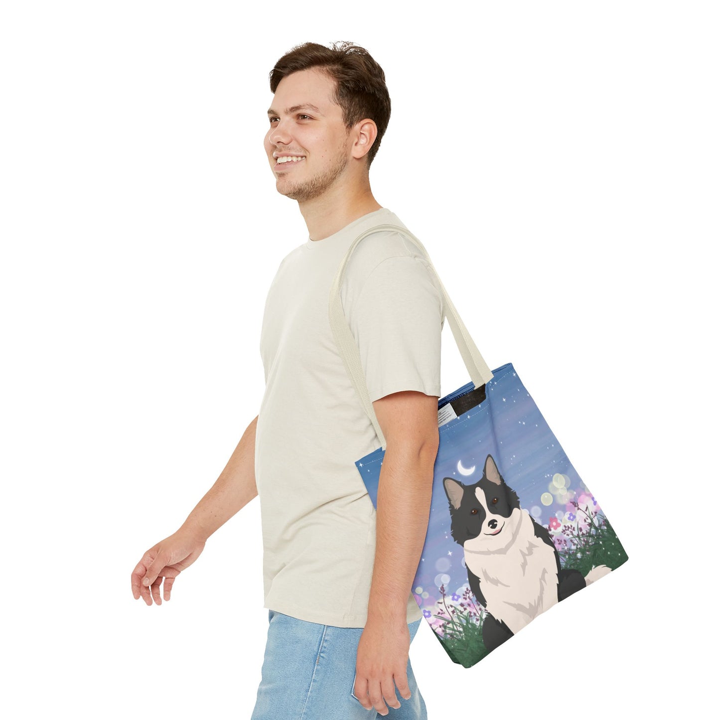 Icelandic Sheepdog Dog Tote Bag 16x16