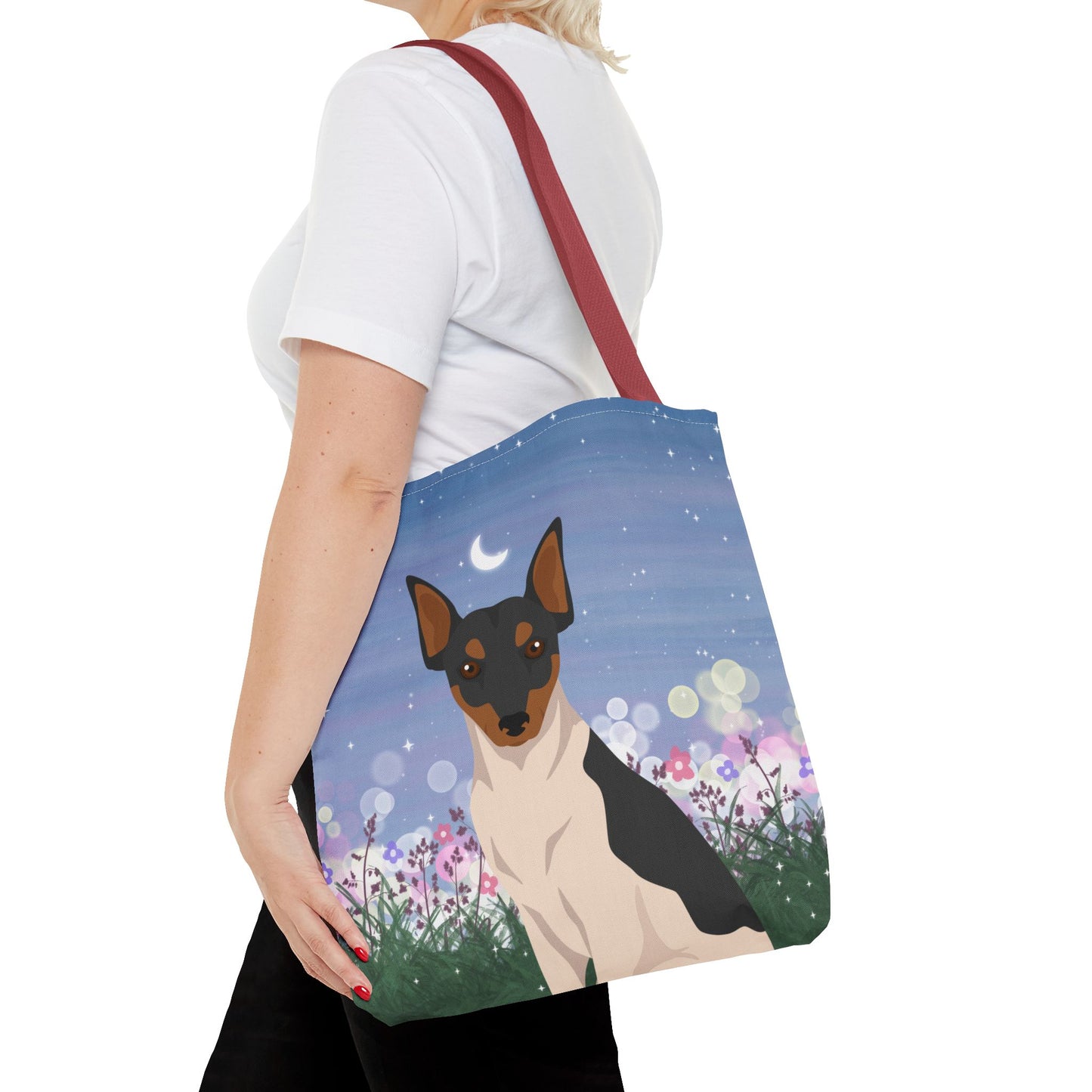 Brazilian Terrier Dog Tote Bag 16x16