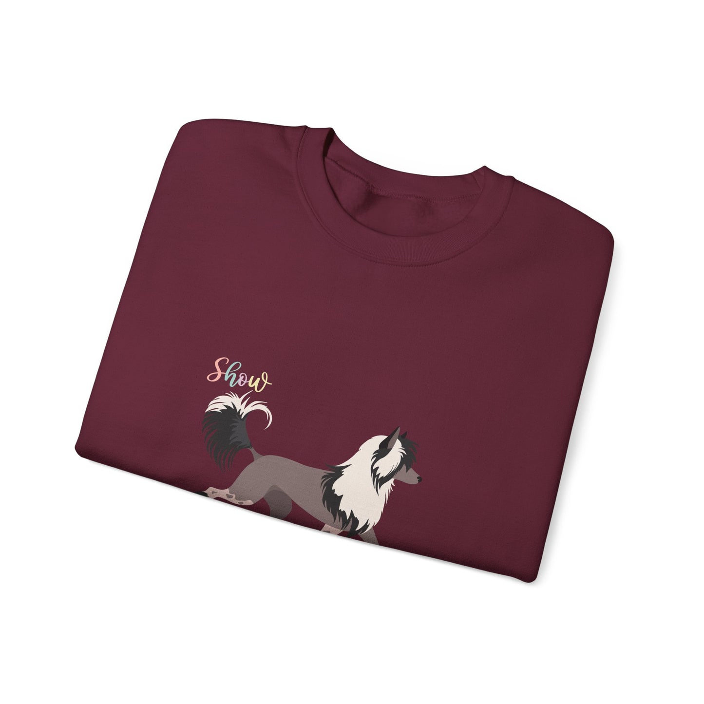 Chinese Crested Dog Dog Unisex Heavy Blend Crewneck Sweatshirt