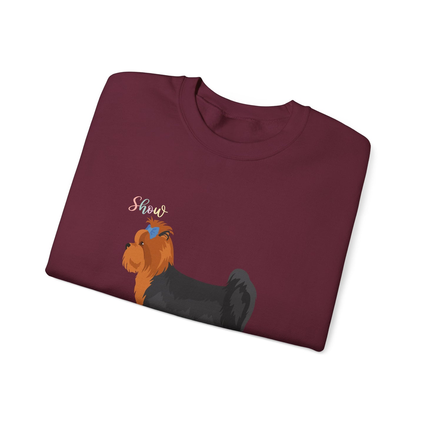 Yorkshire Terrier Dog Unisex Heavy Blend Crewneck Sweatshirt