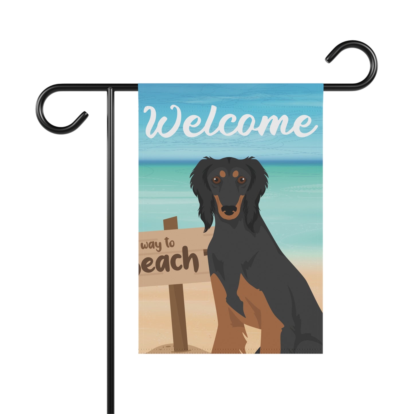 Saluki Dog Garden Flag