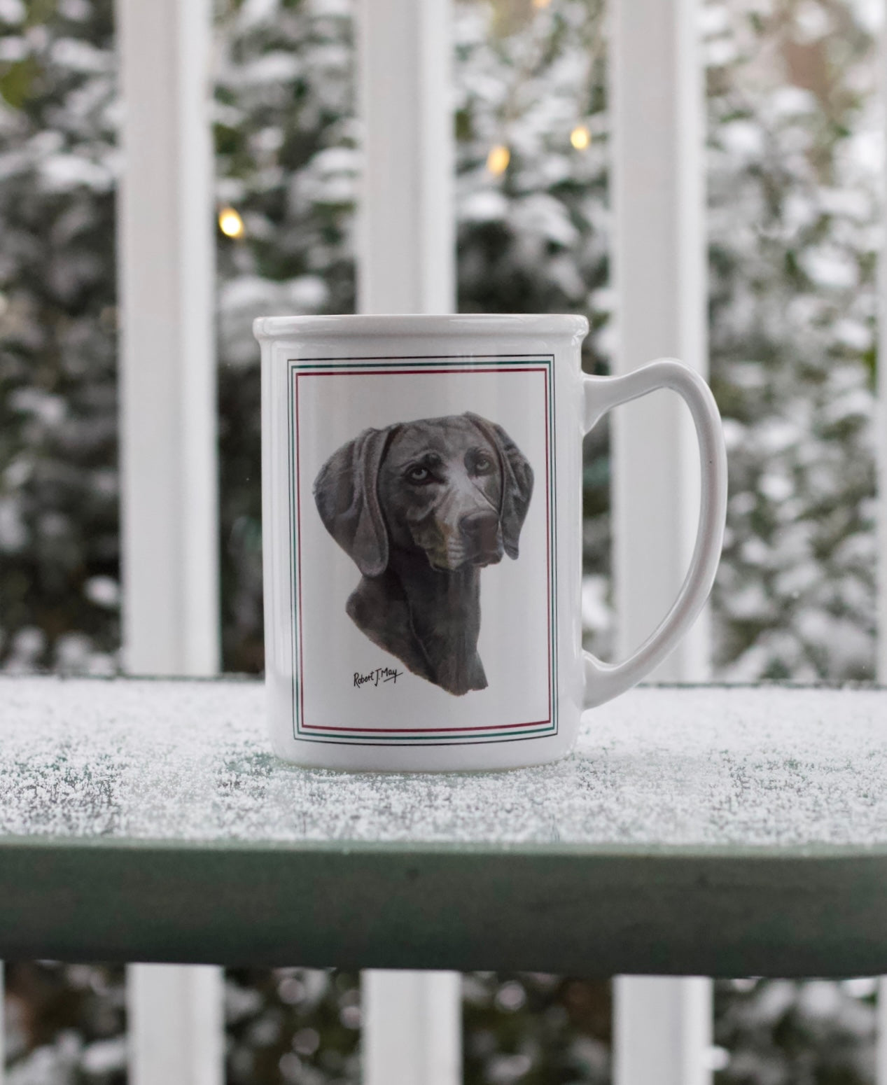 Weimaraner Dog QPI Mug 16oz