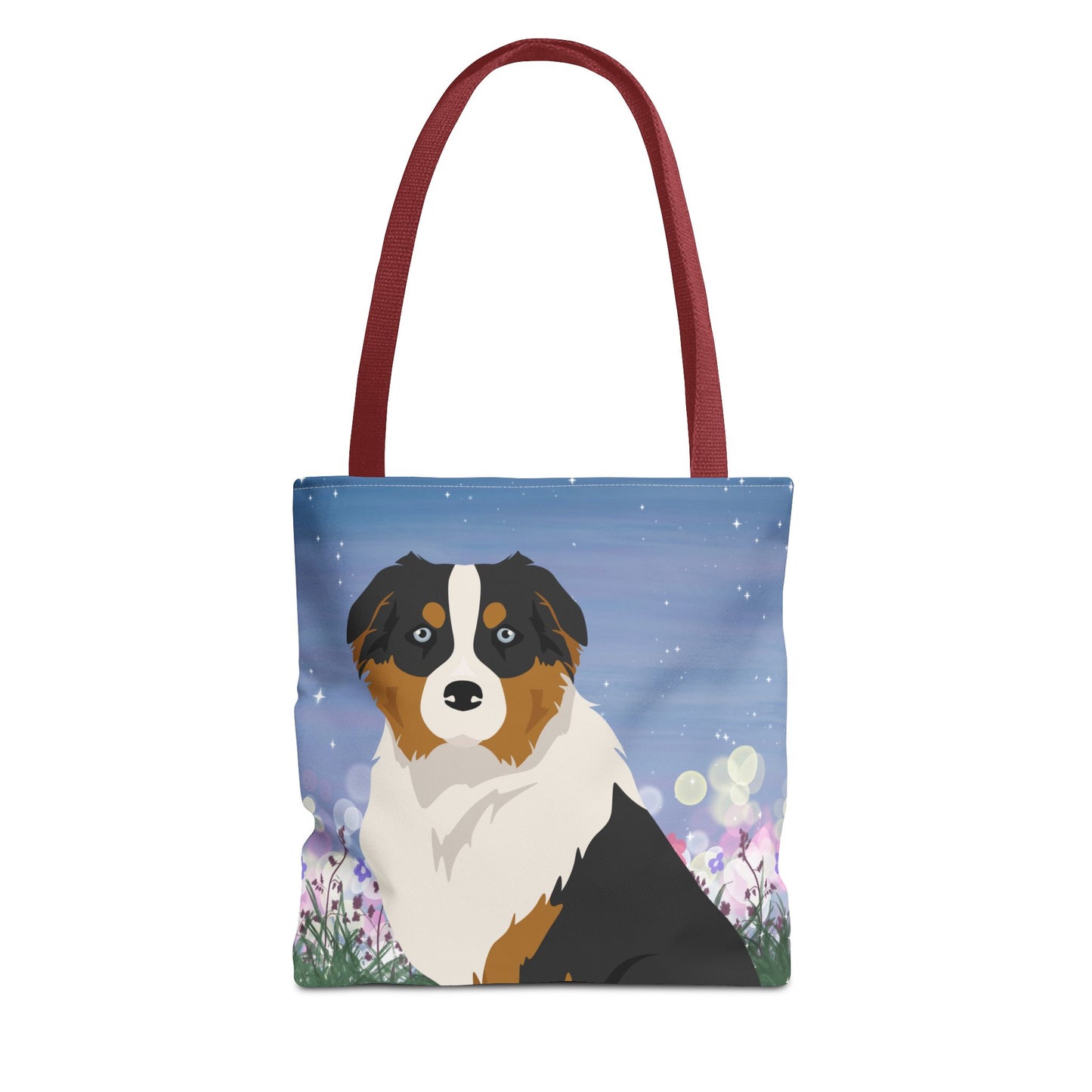 Australian Shepherd Dog Tote Bag 13x13