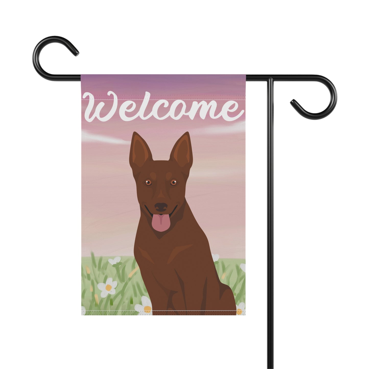 Australian Kelpie Dog Welcome Garden Flag