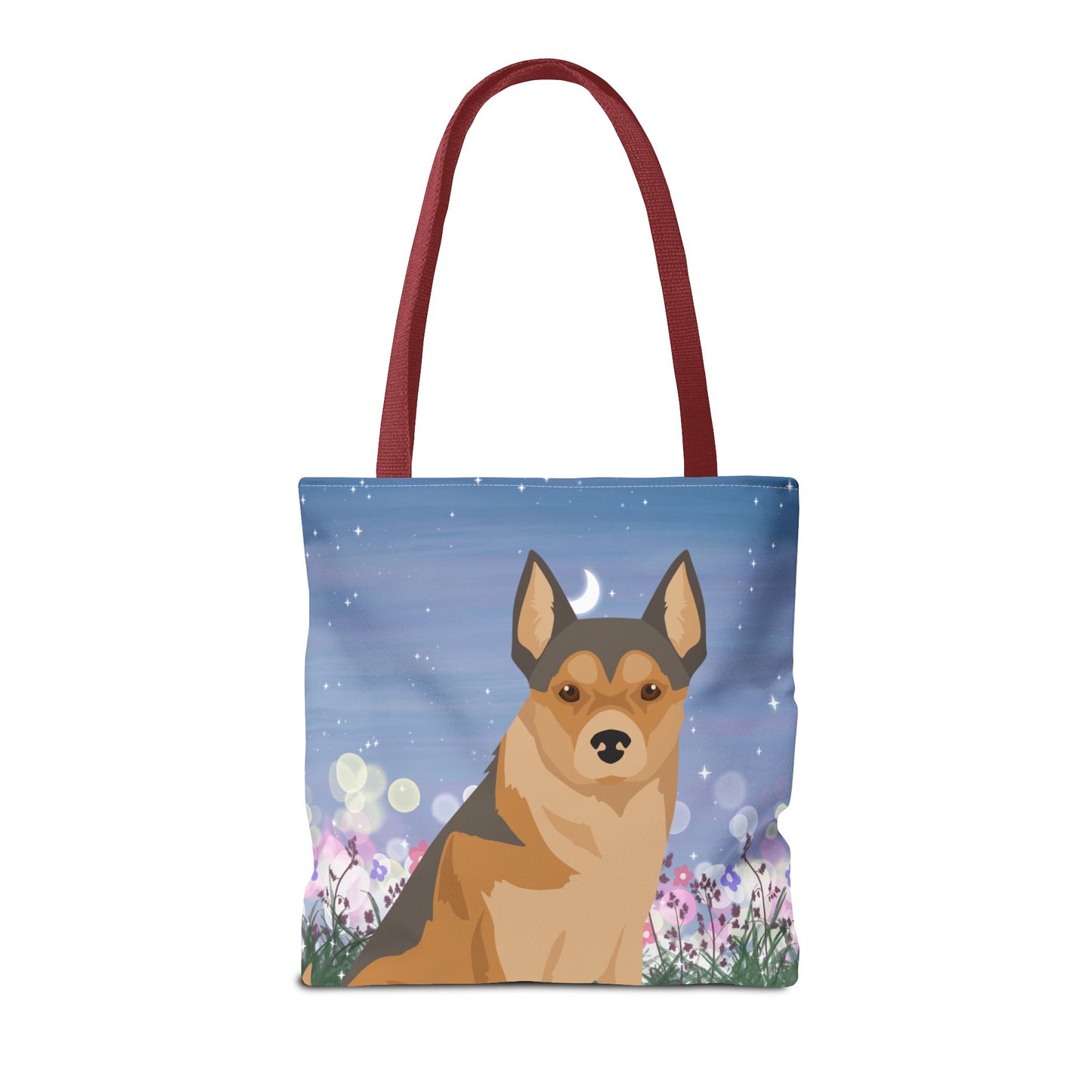Norwegian Lundehund Dog Tote Bag 16x16