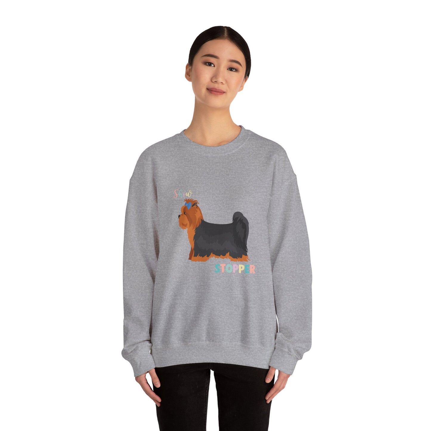 Yorkshire Terrier Dog Unisex Heavy Blend Crewneck Sweatshirt