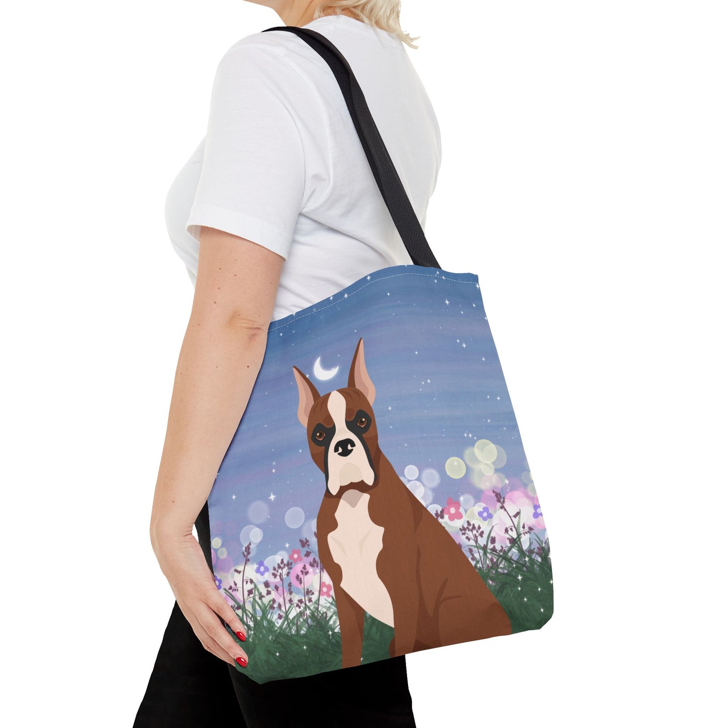 Boxer Dog Tote Bag 16x16