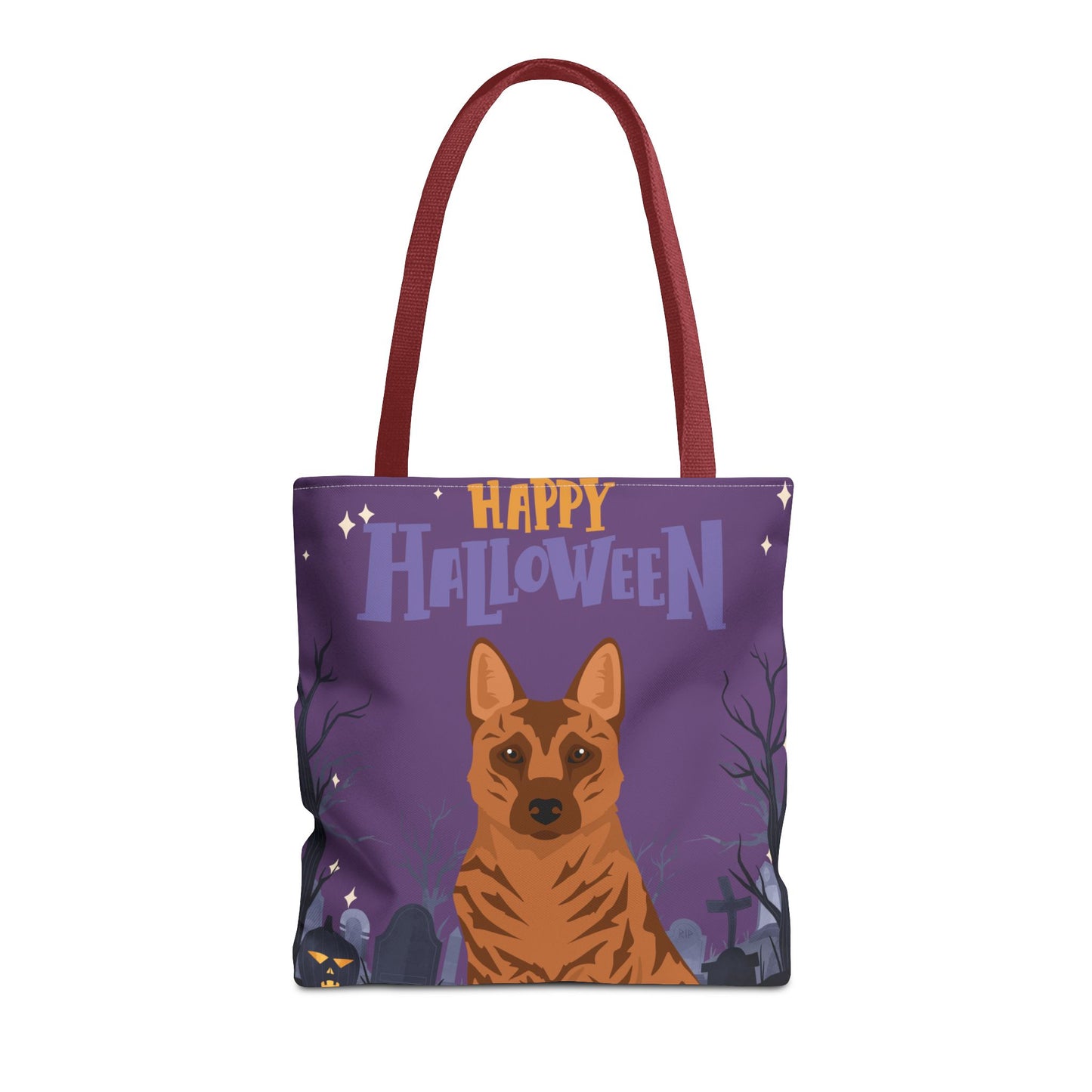 Kai Ken Dog Happy Halloween Tote Bag 16x16